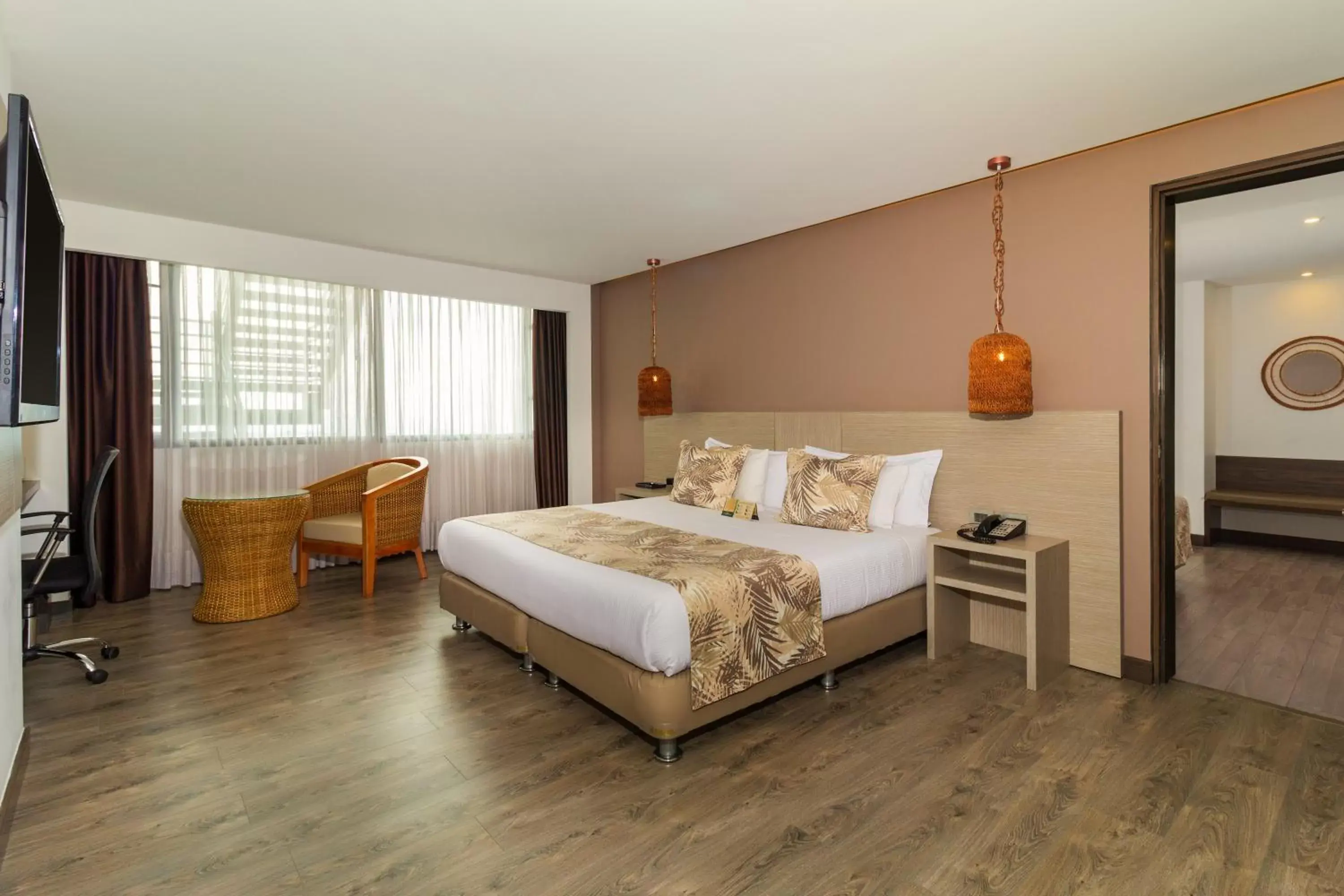 Bed in Hotel Mocawa Plaza Armenia Bed in Hotel Mocawa Plaza Armenia