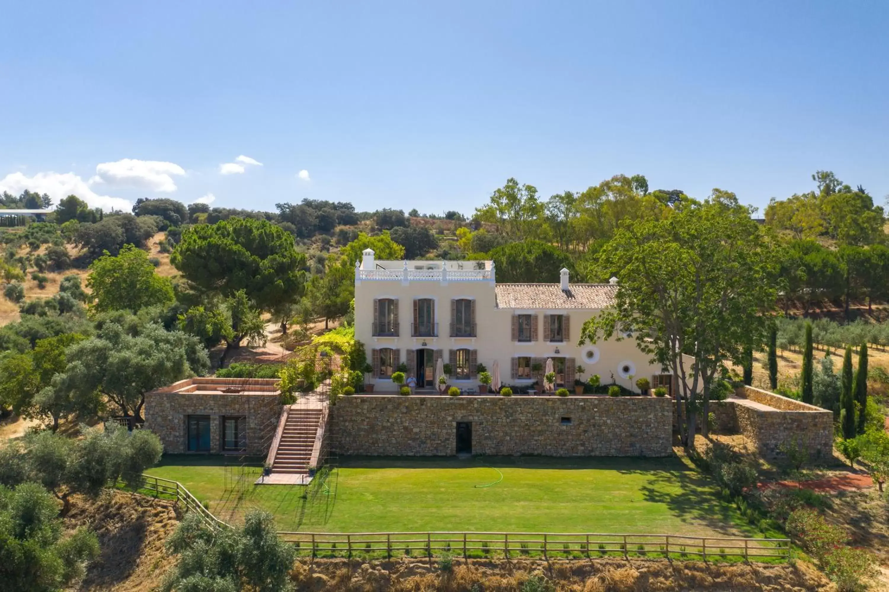 Bird's eye view, Property Building in Cortijo LA Organic