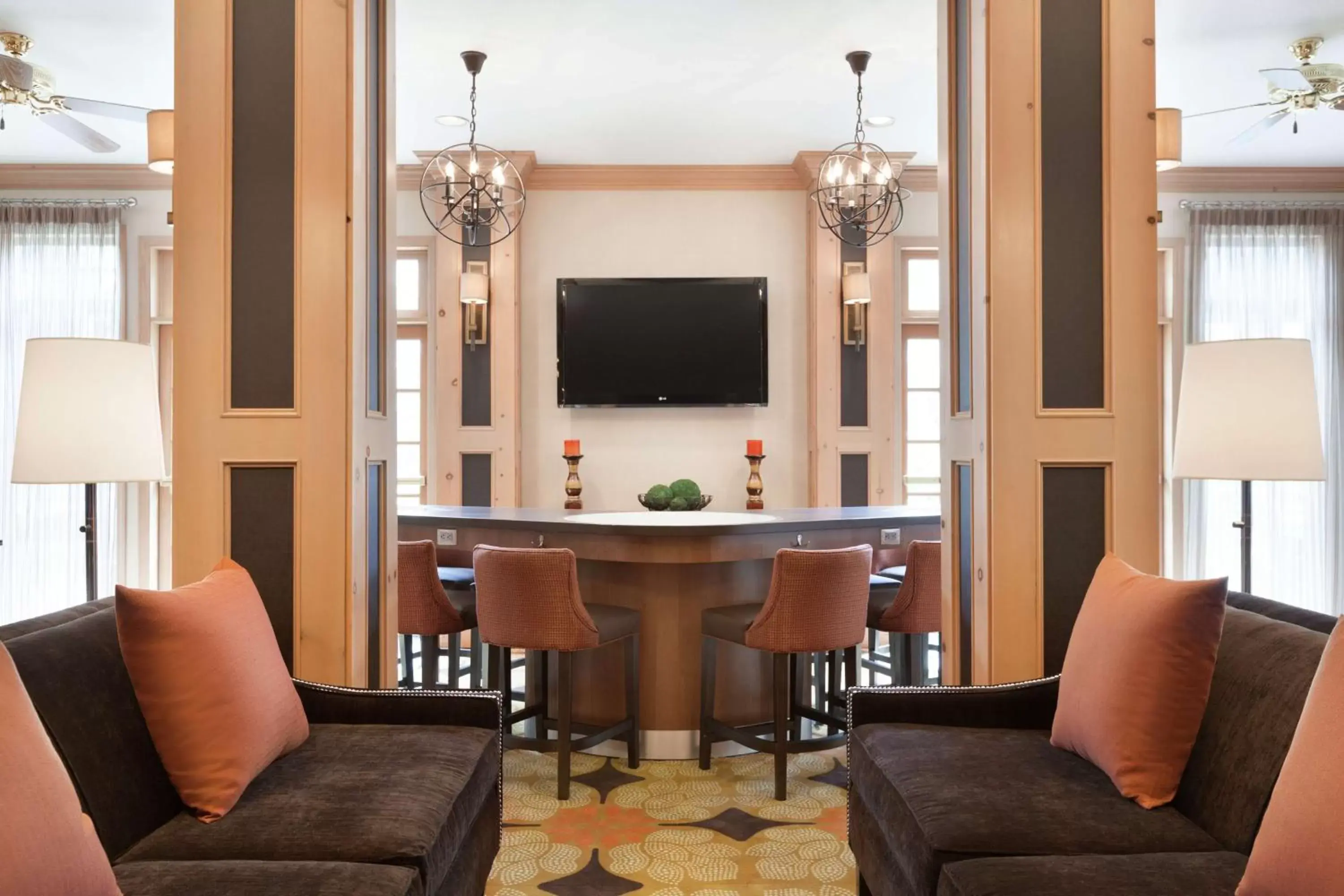 Lobby or reception, TV/Entertainment Center in Homewood Suites by Hilton Vancouver / Portland