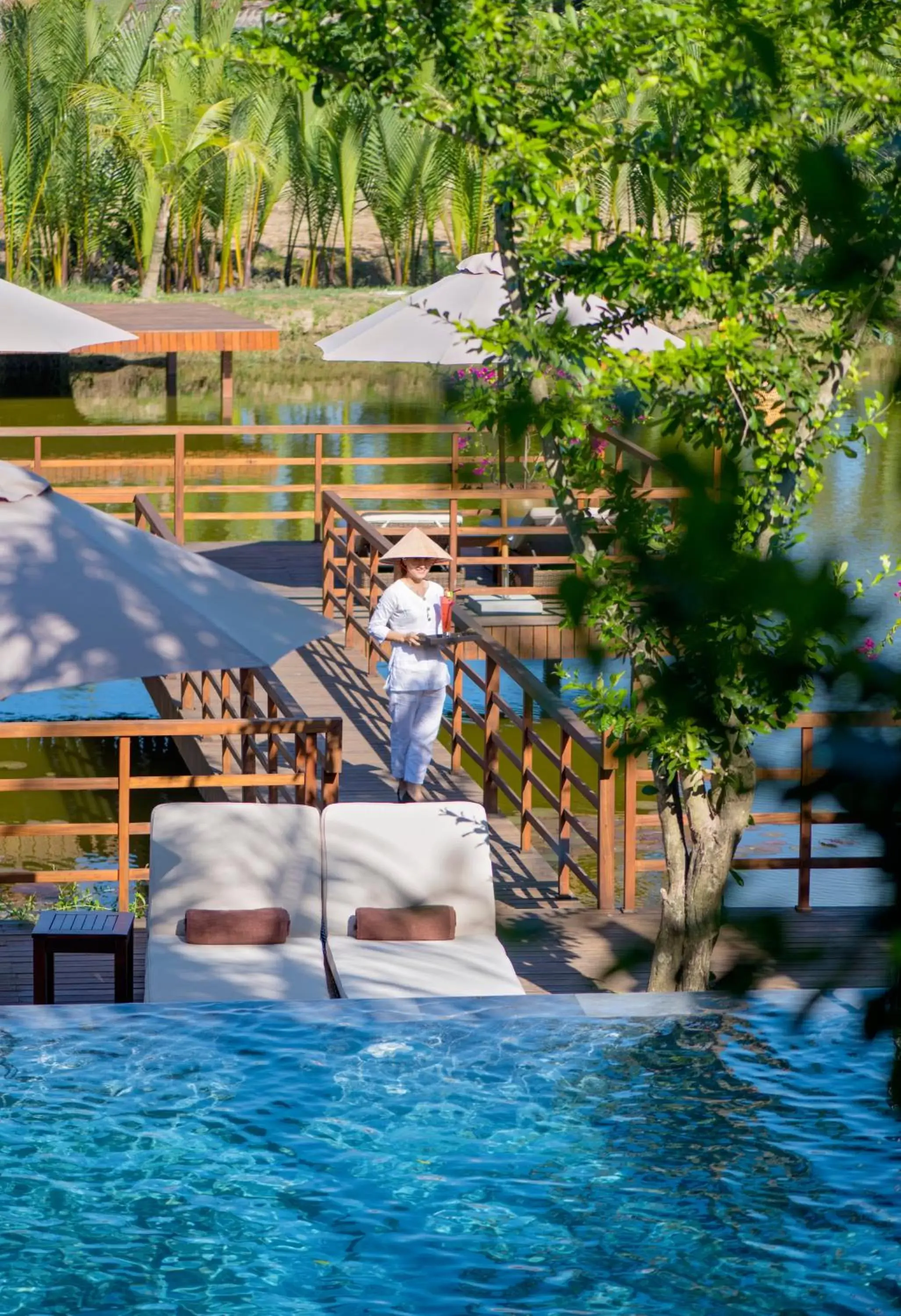 Swimming pool in Hoi An Eco Lodge & Spa