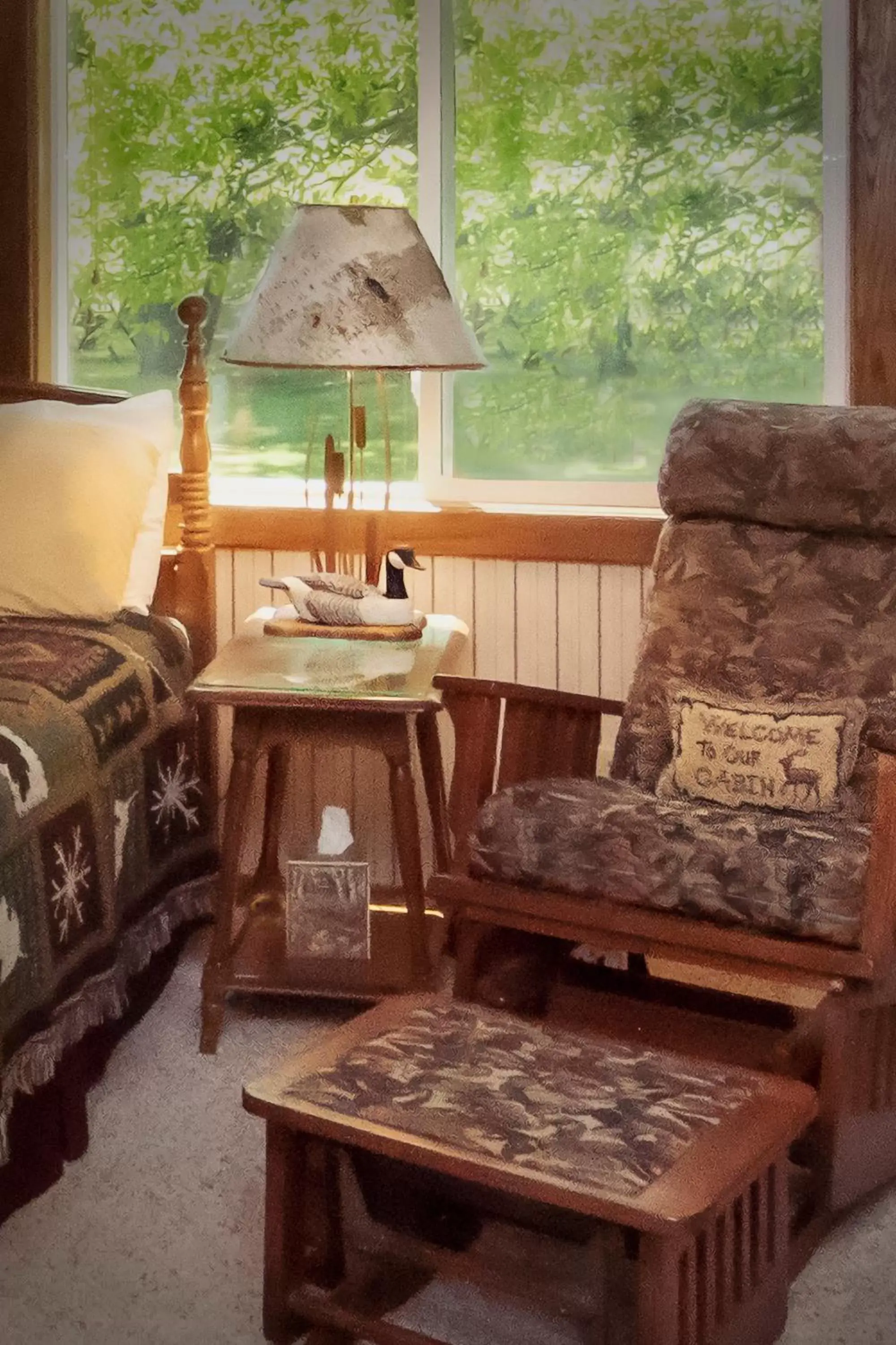 Bedroom in Leech Lake Resort Bed & Breakfast