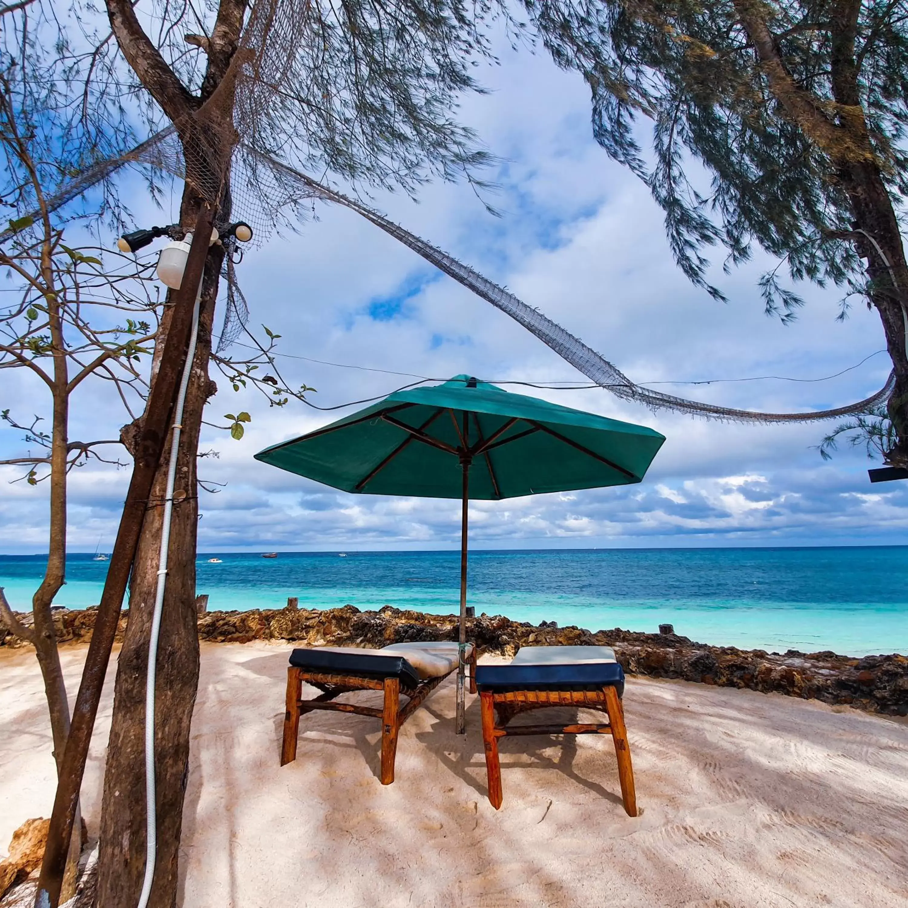 Beach in Flame Tree Cottages