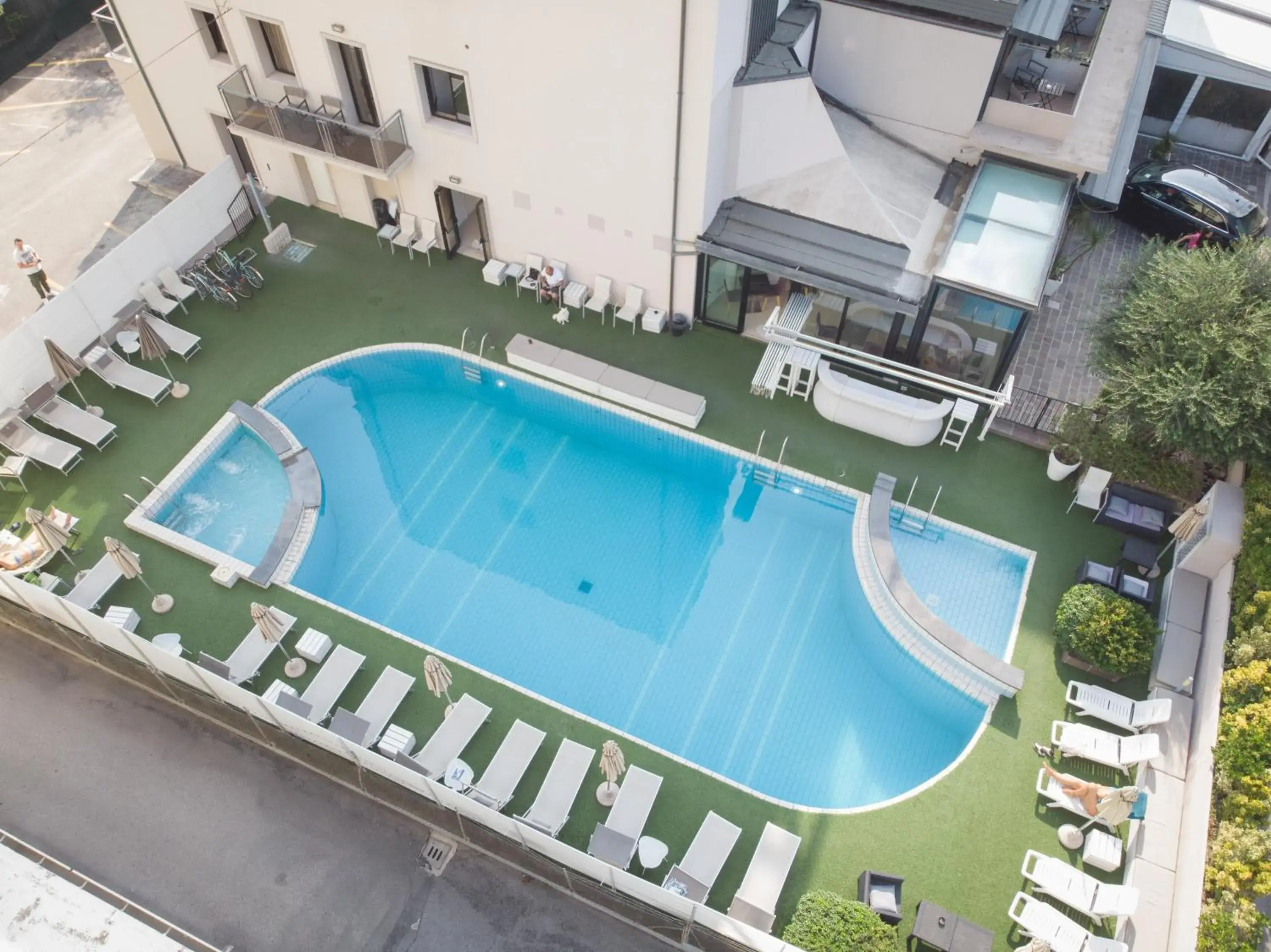 Pool View in Ferretti Beach Hotel