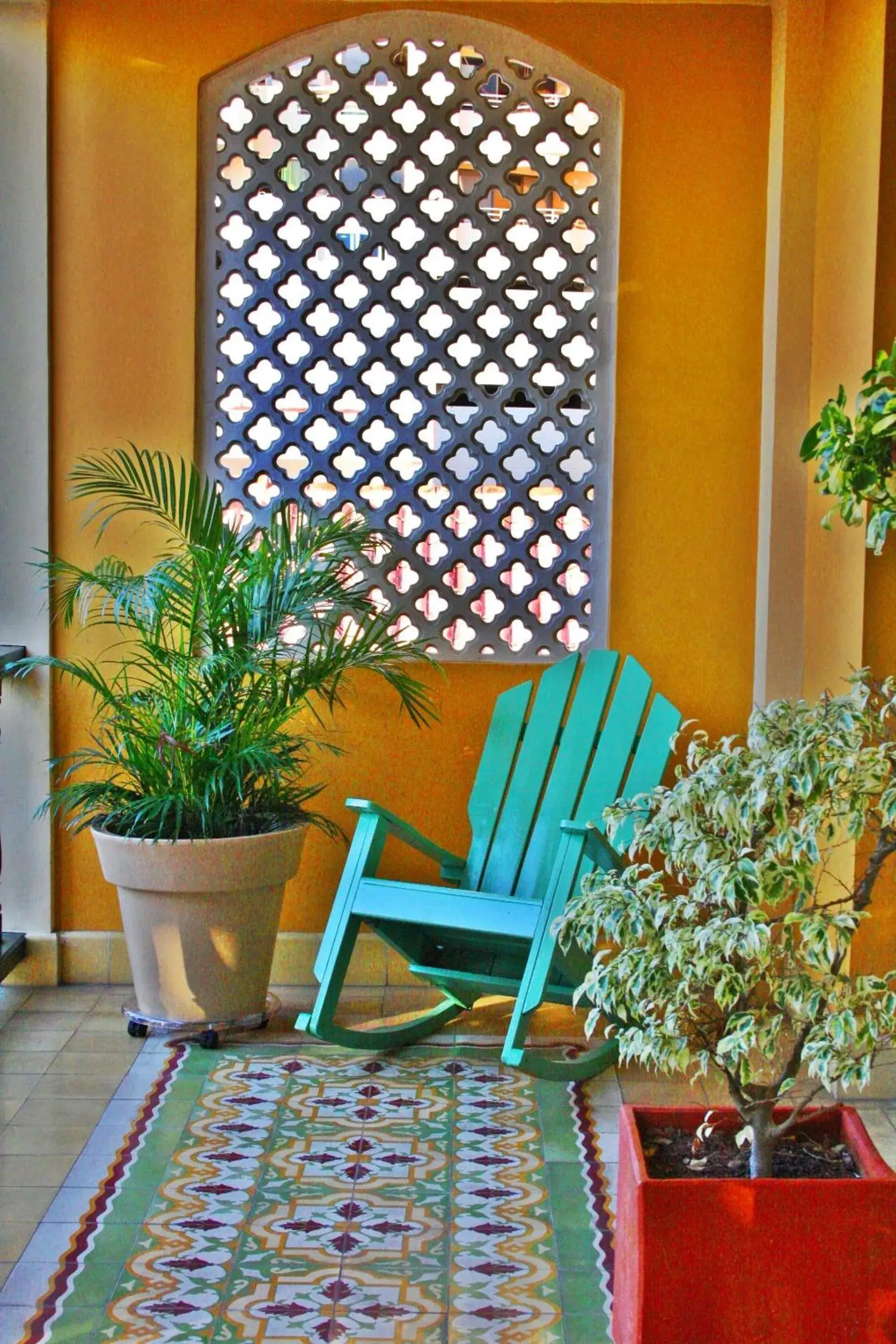 Balcony/Terrace in Hotel Boutique Castillo Ines Maria