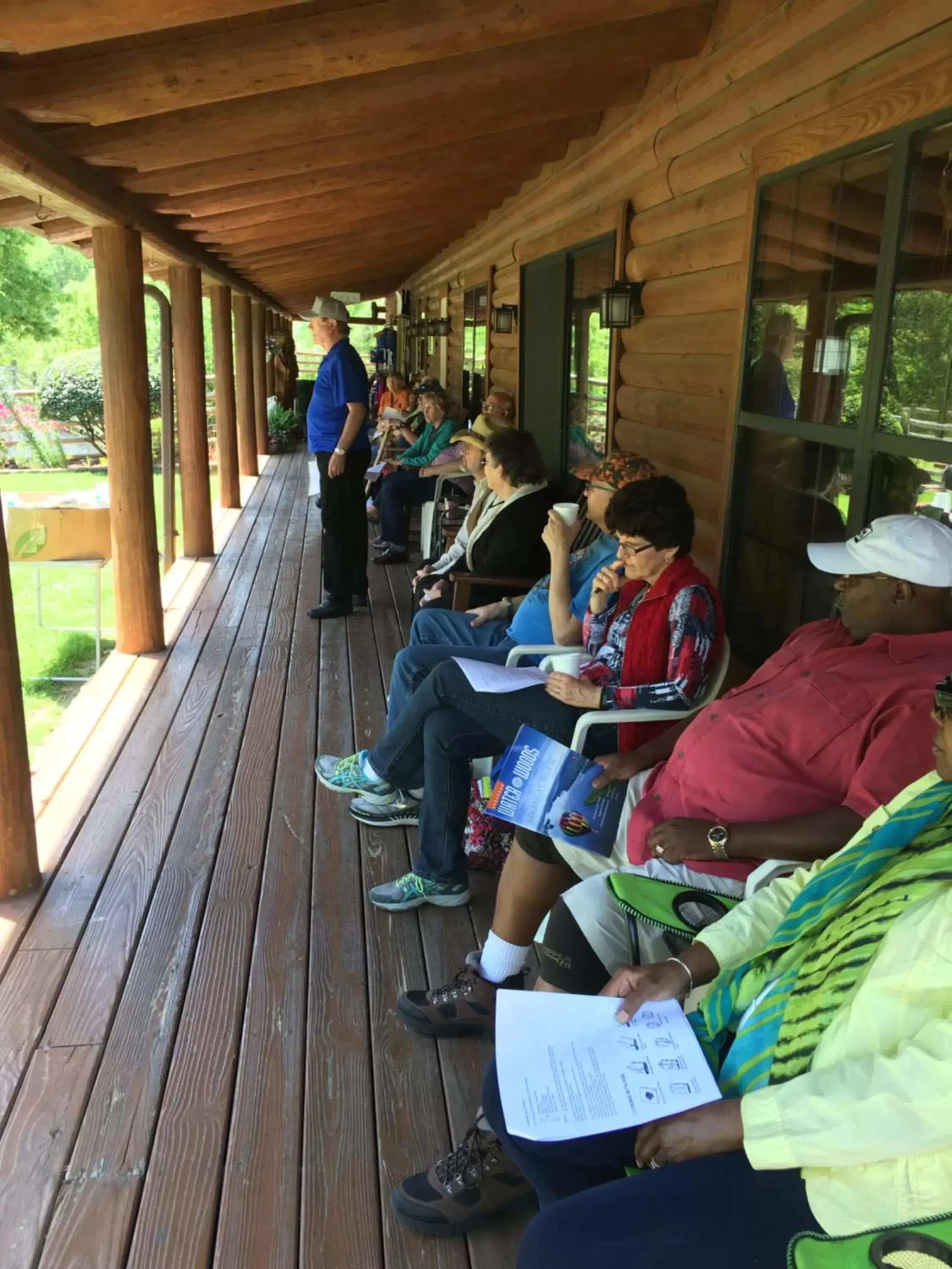 Patio in Crown Lake Resort & RV