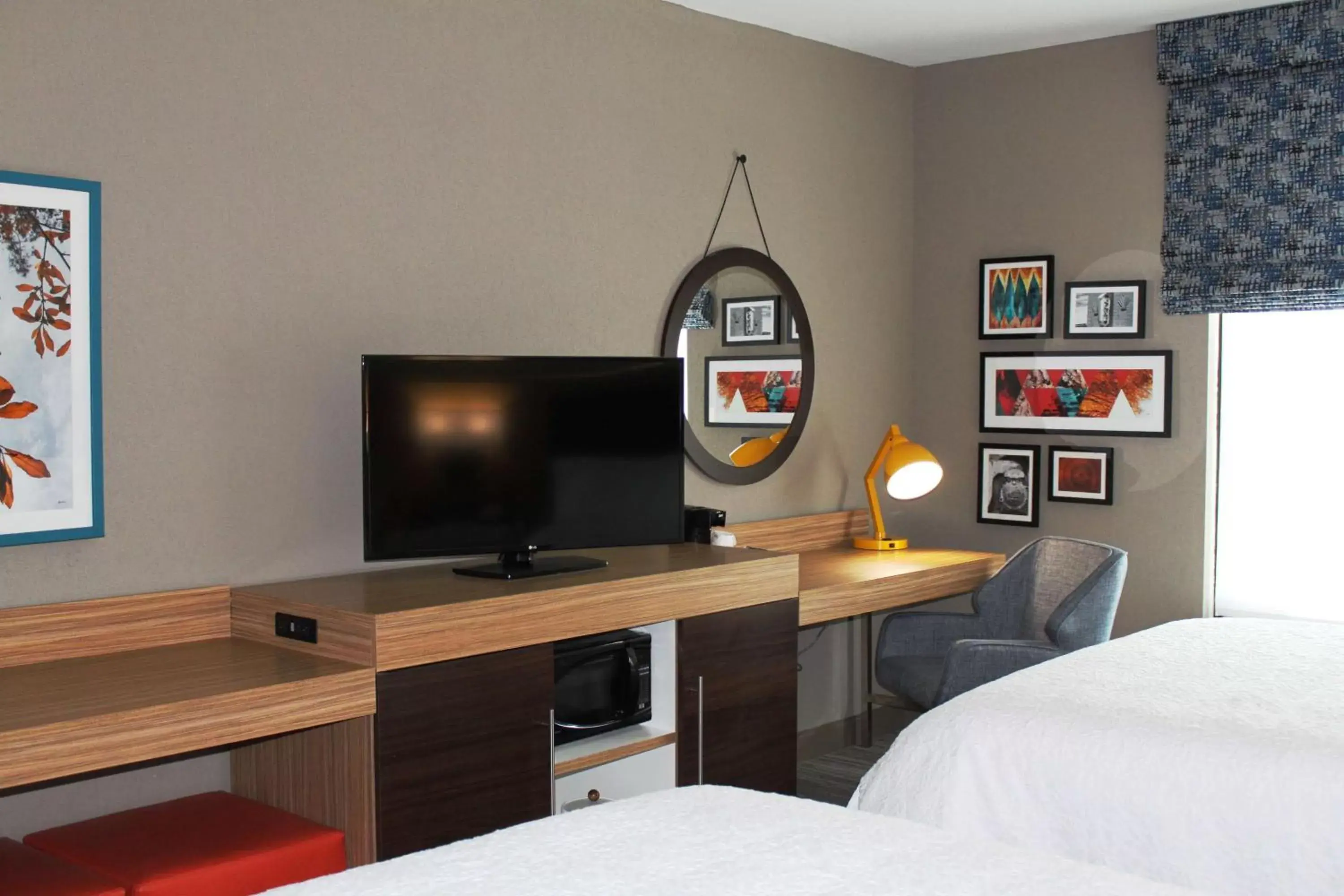 Queen Room with Two Queen Beds - Non-Smoking in Hampton Inn Forsyth Queen Room with Two Queen Beds - Non-Smoking in Hampton Inn Forsyth