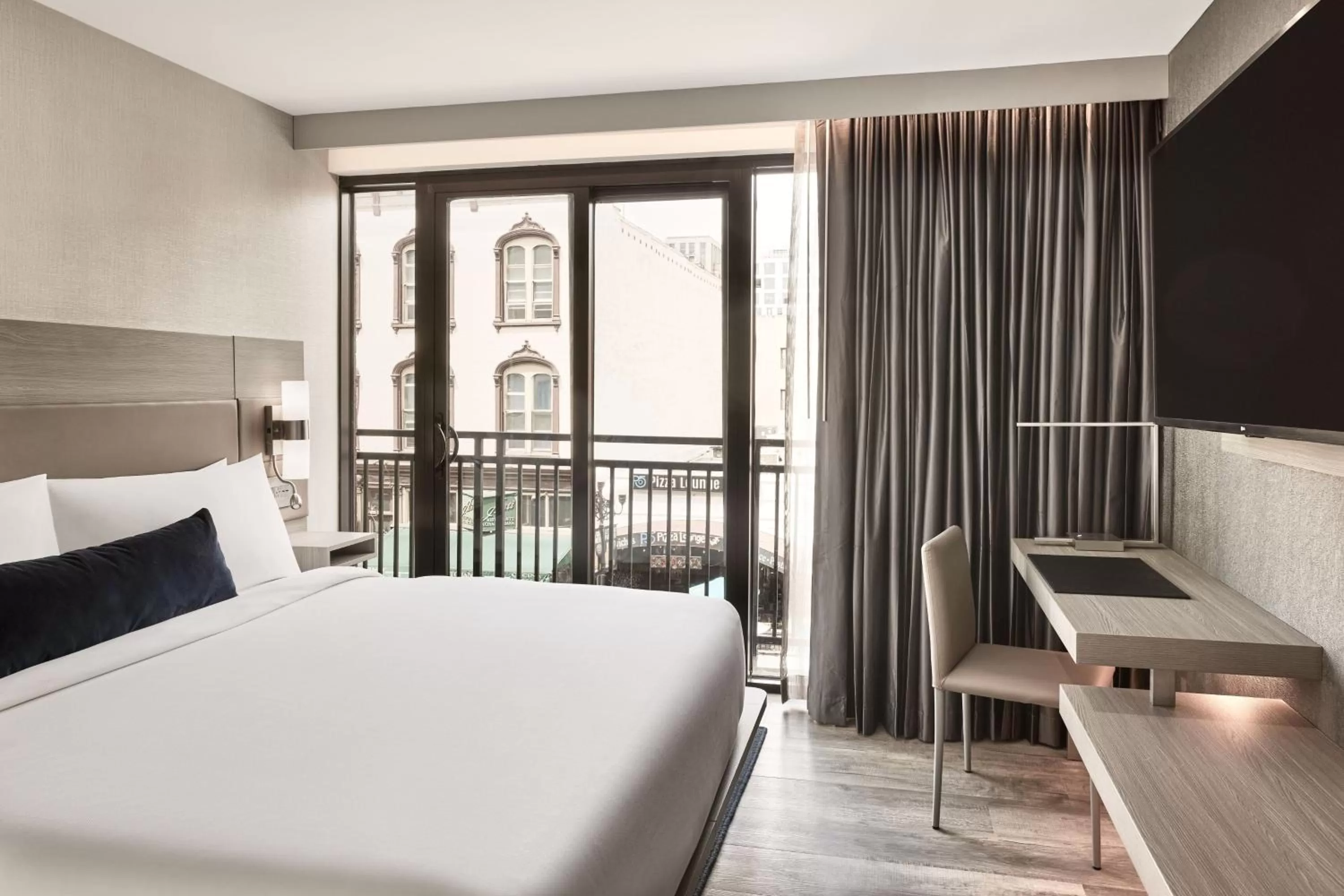 Photo of the whole room, Bed in AC Hotel by Marriott San Diego Downtown Gaslamp Quarter