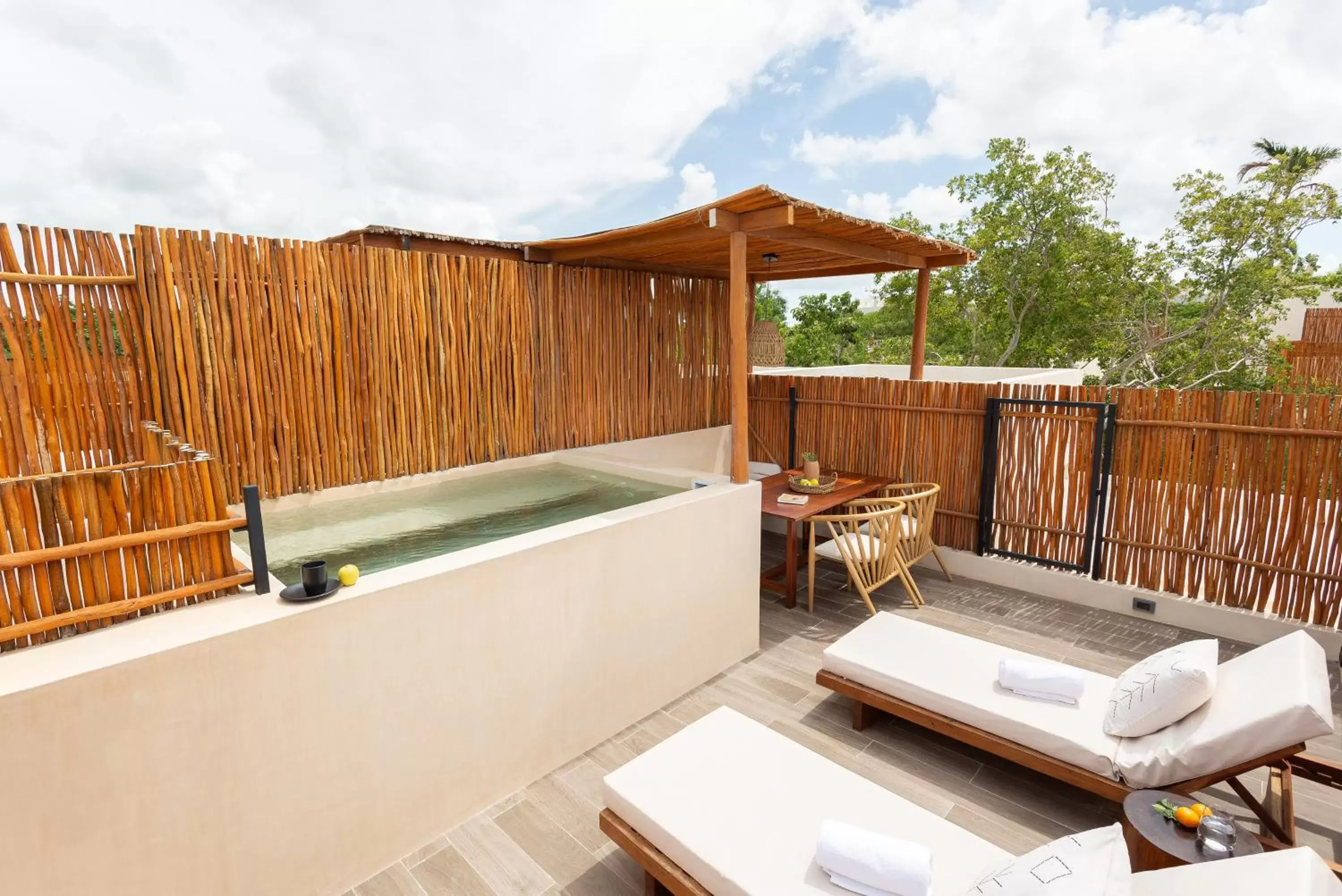 Balcony/Terrace in Atman Residences Tulum Hotel