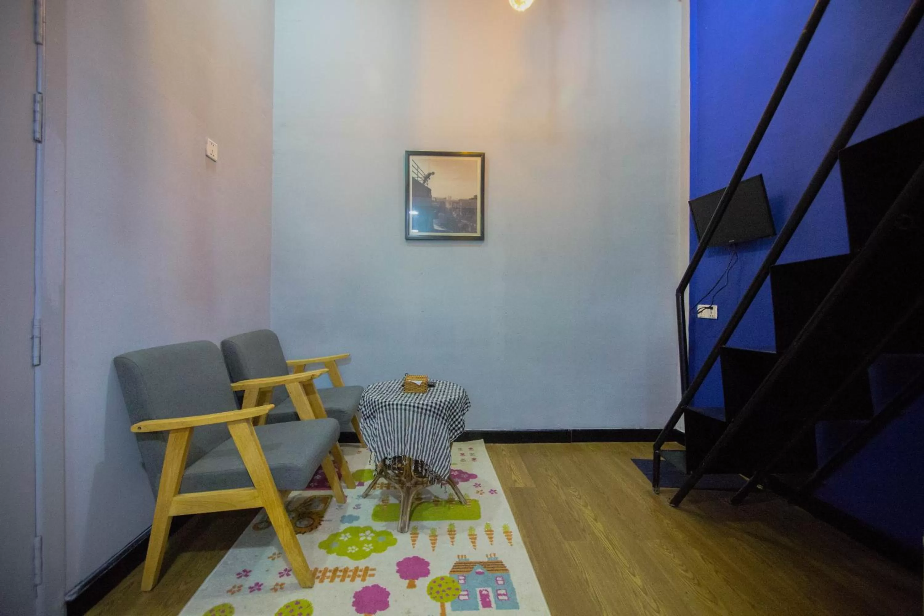 Living room in The Artist Residence