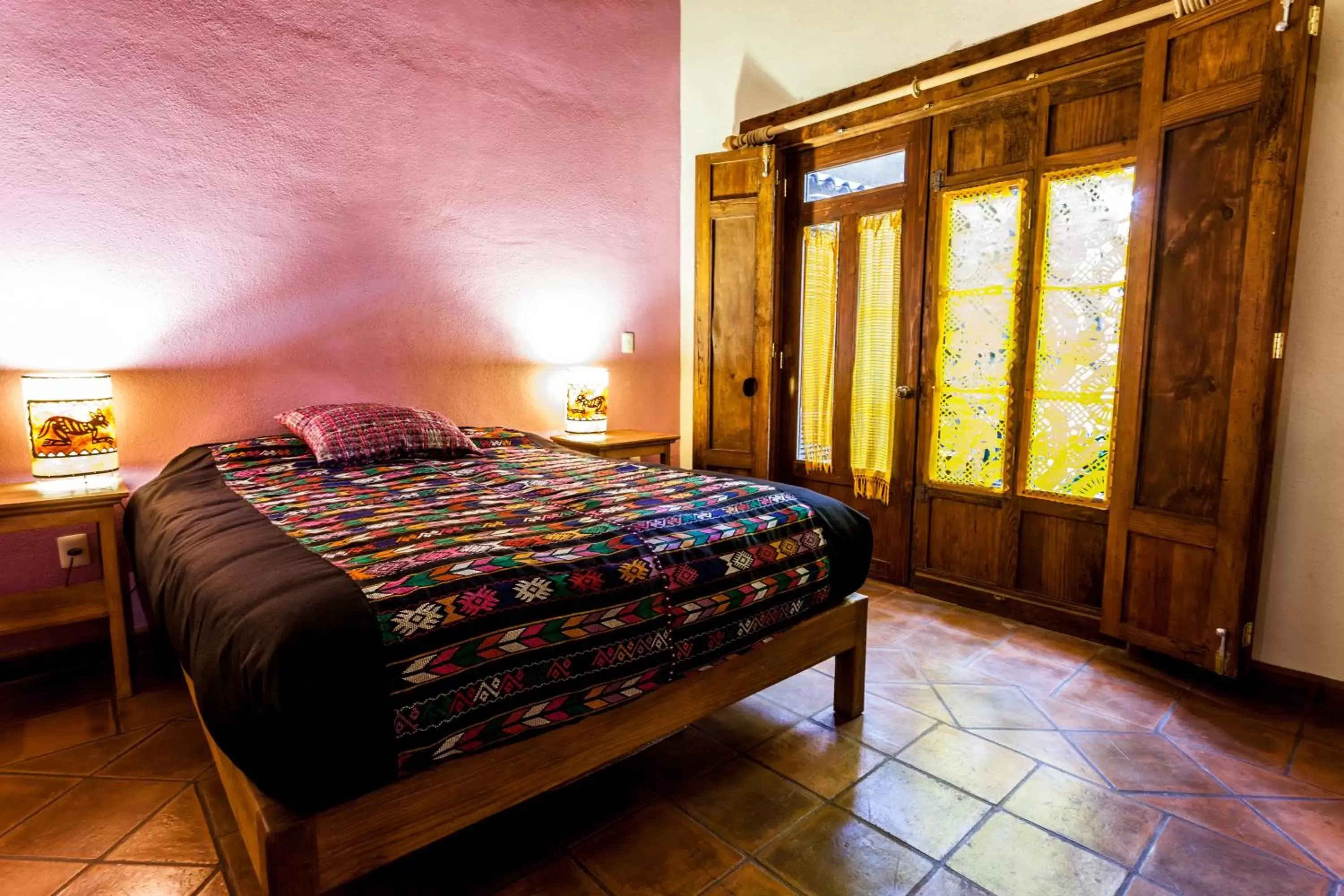 Bed in Posada Yolihuani