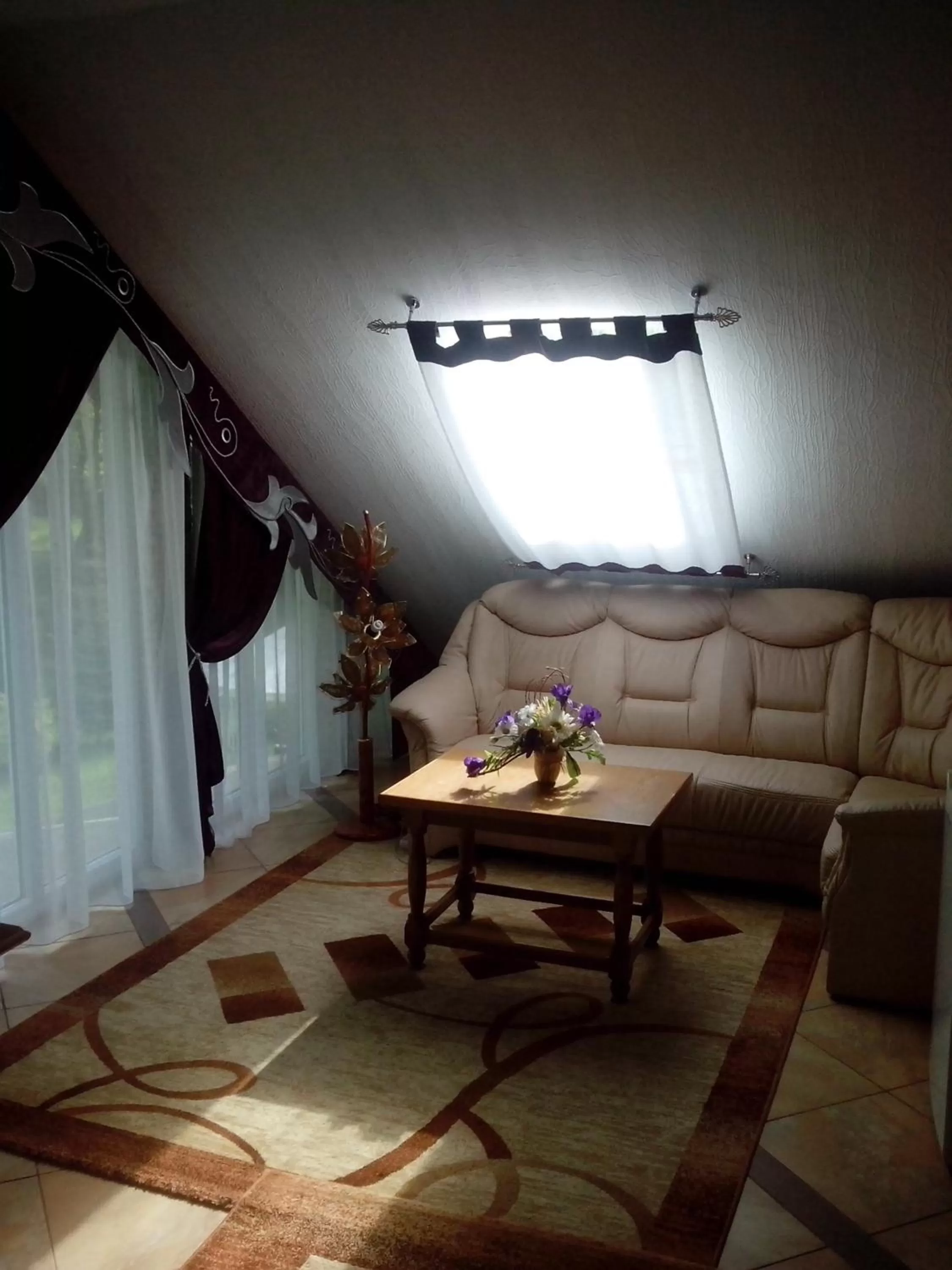 Living room in Morshynska Vezha Hotel