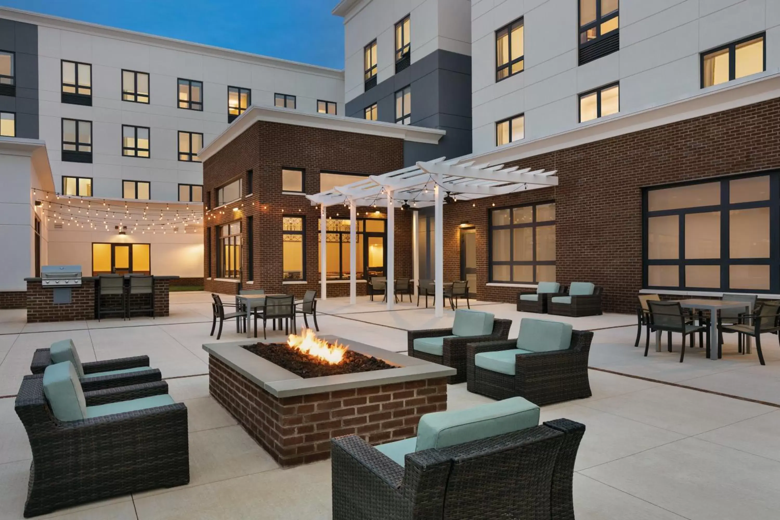 Patio in Homewood Suites By Hilton Horsham Willow Grove