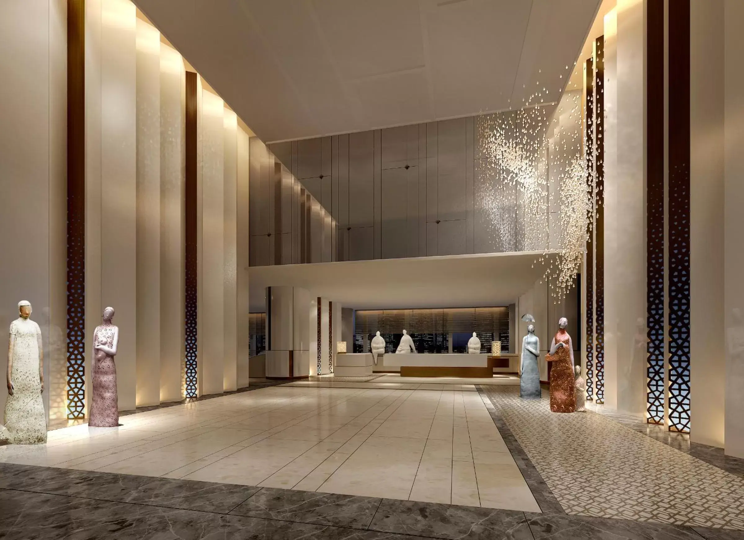 Facade/entrance in Cordis Shanghai Hongqiao (Langham Hospitality Group)