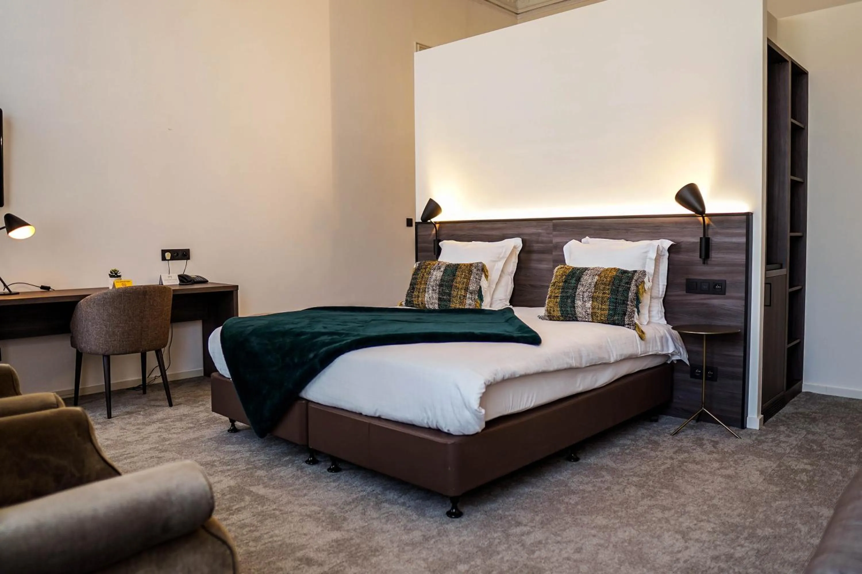 Bed in Hotel Gravensteen