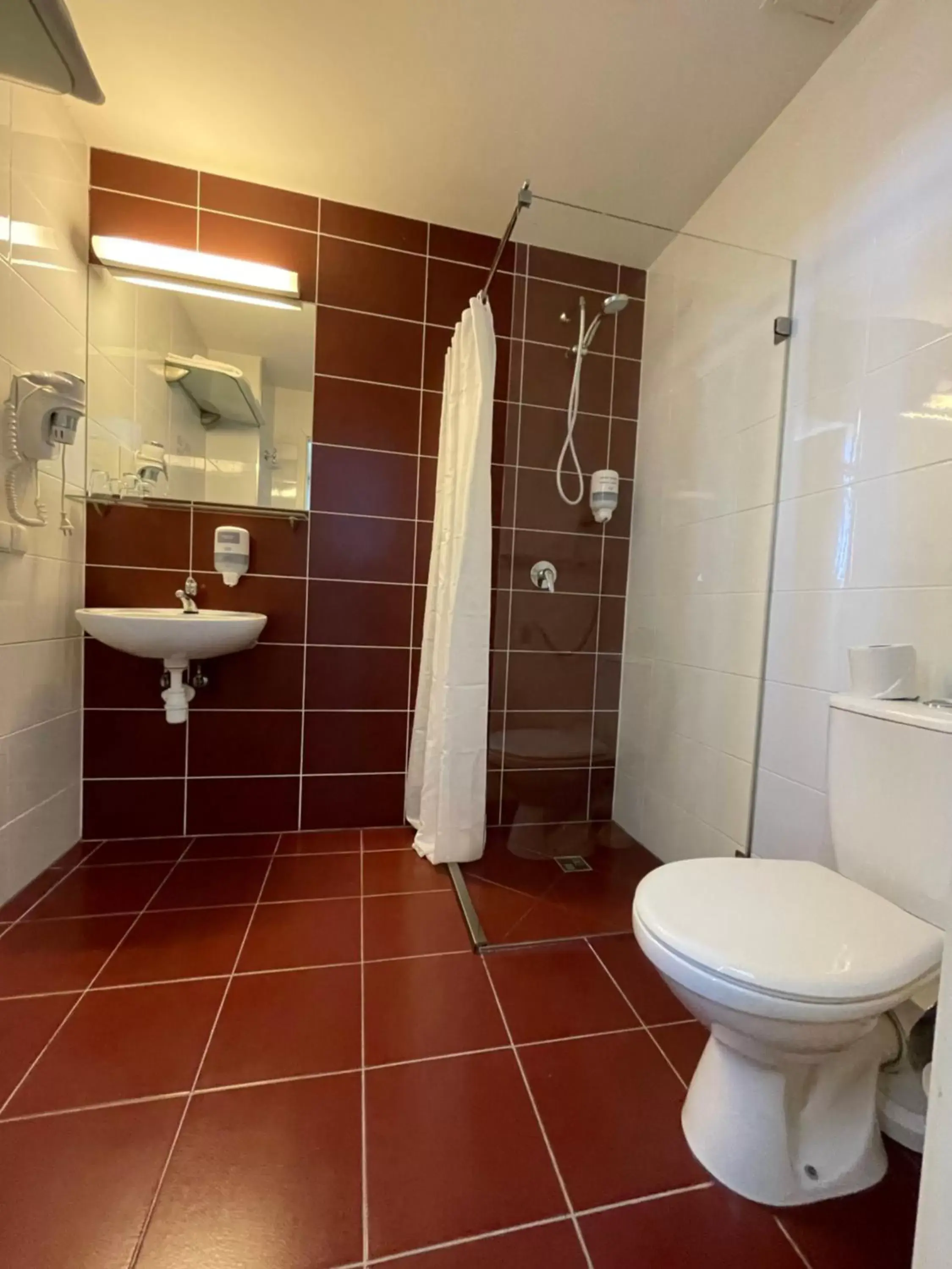 Shower, Bathroom in Green Vilnius Hotel