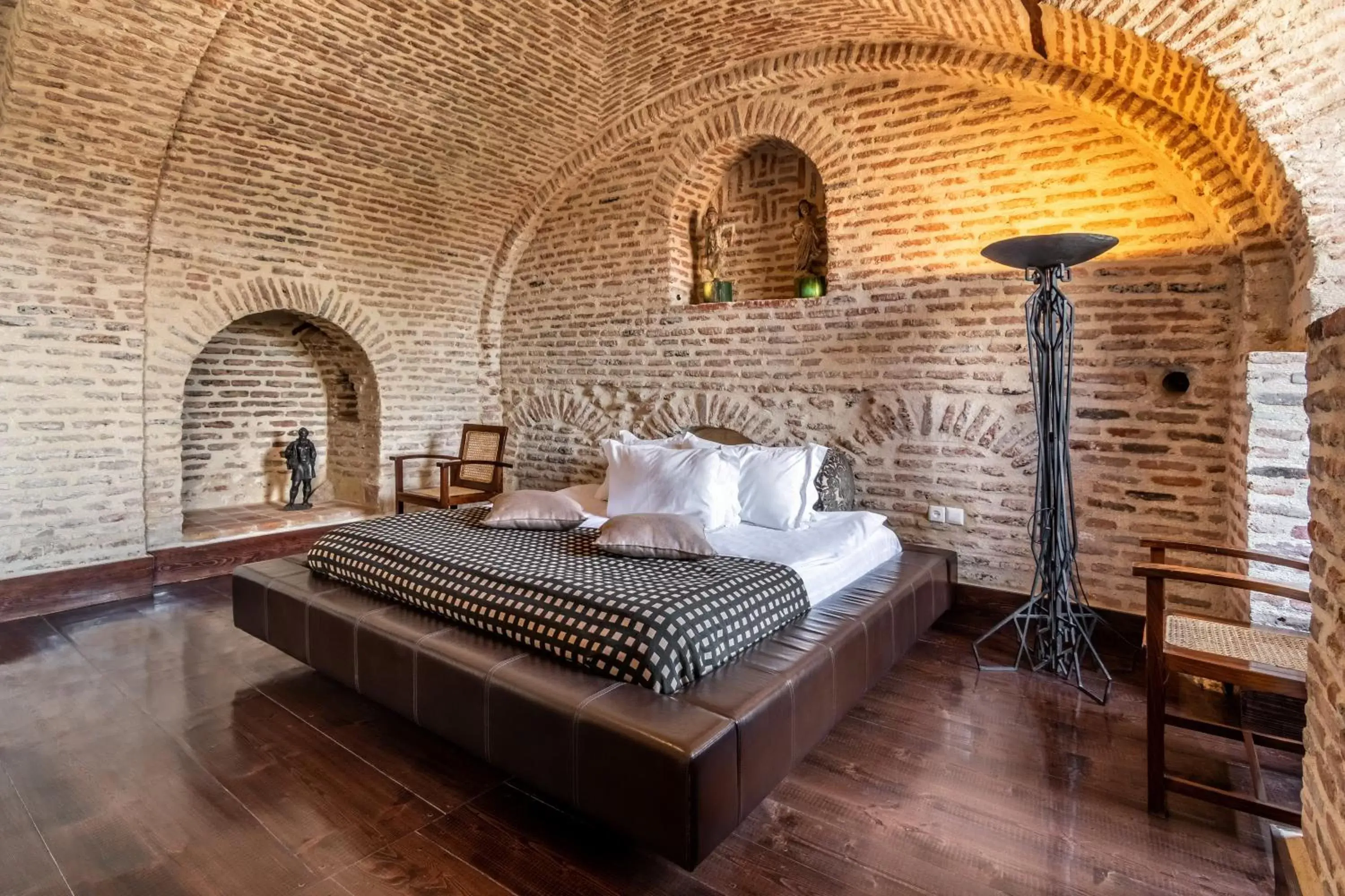 Bed in Castle in Old Town