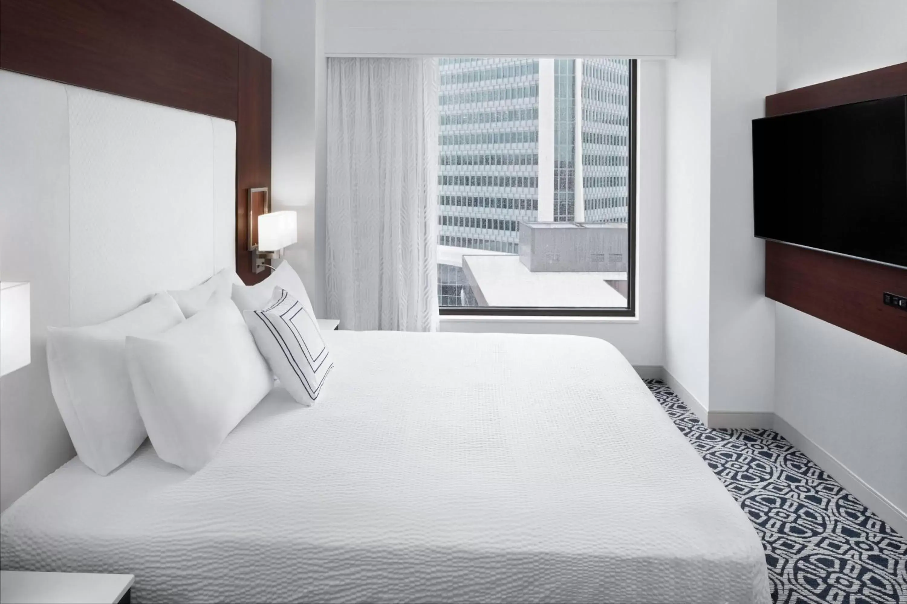 Bedroom, Bed in Residence Inn by Marriott Stamford Downtown