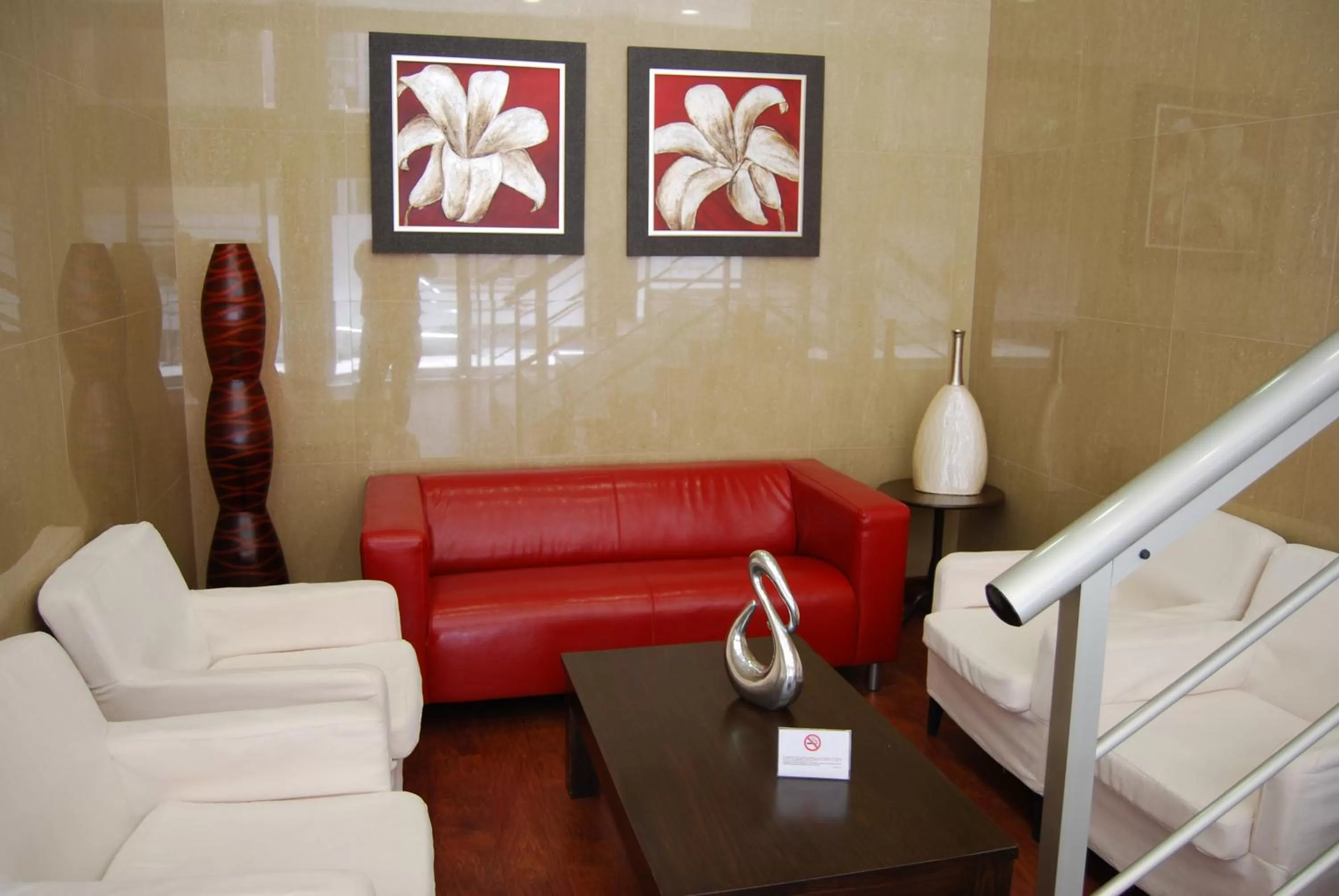 Lobby or reception, Bed in Hotel Anfora