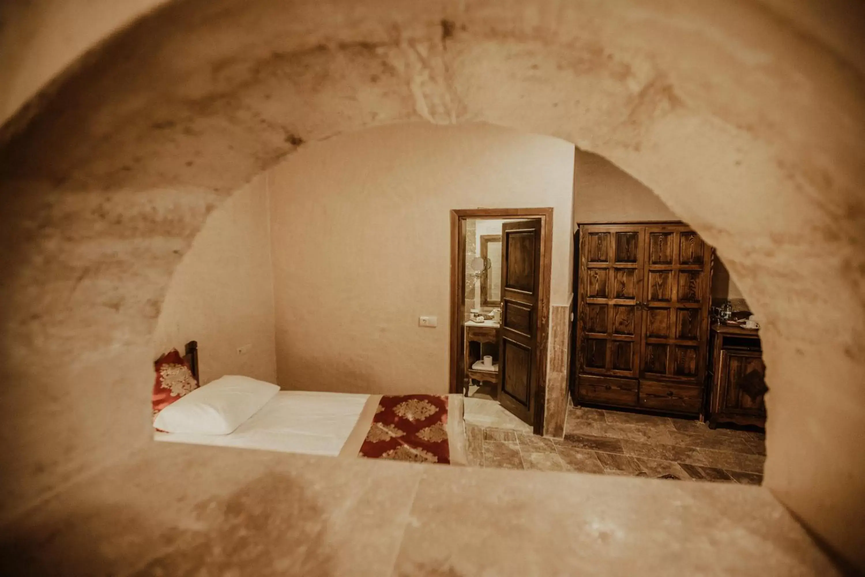 Bedroom in Alia Cave Hotel