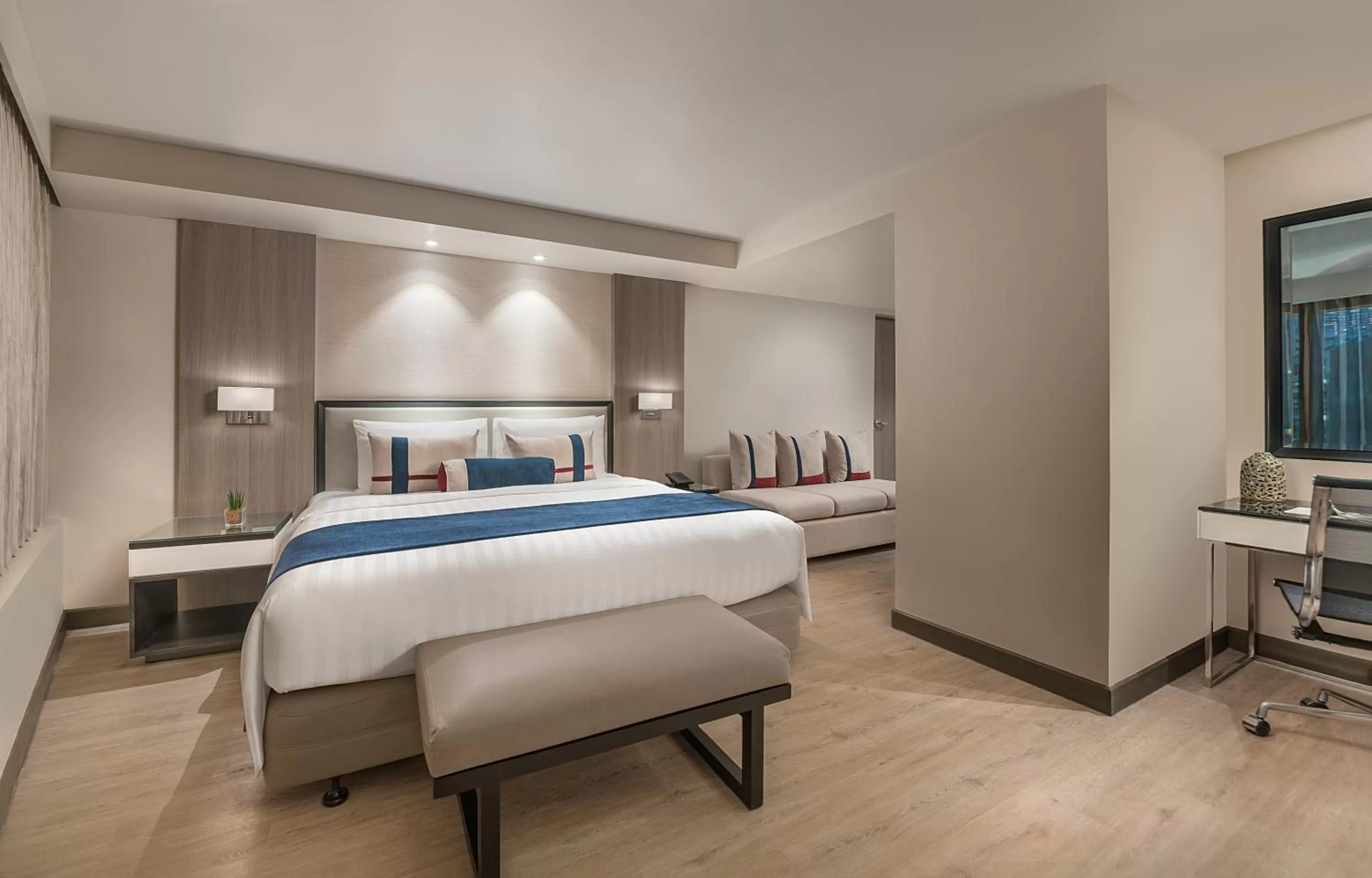 Bed in Seda Residences Makati