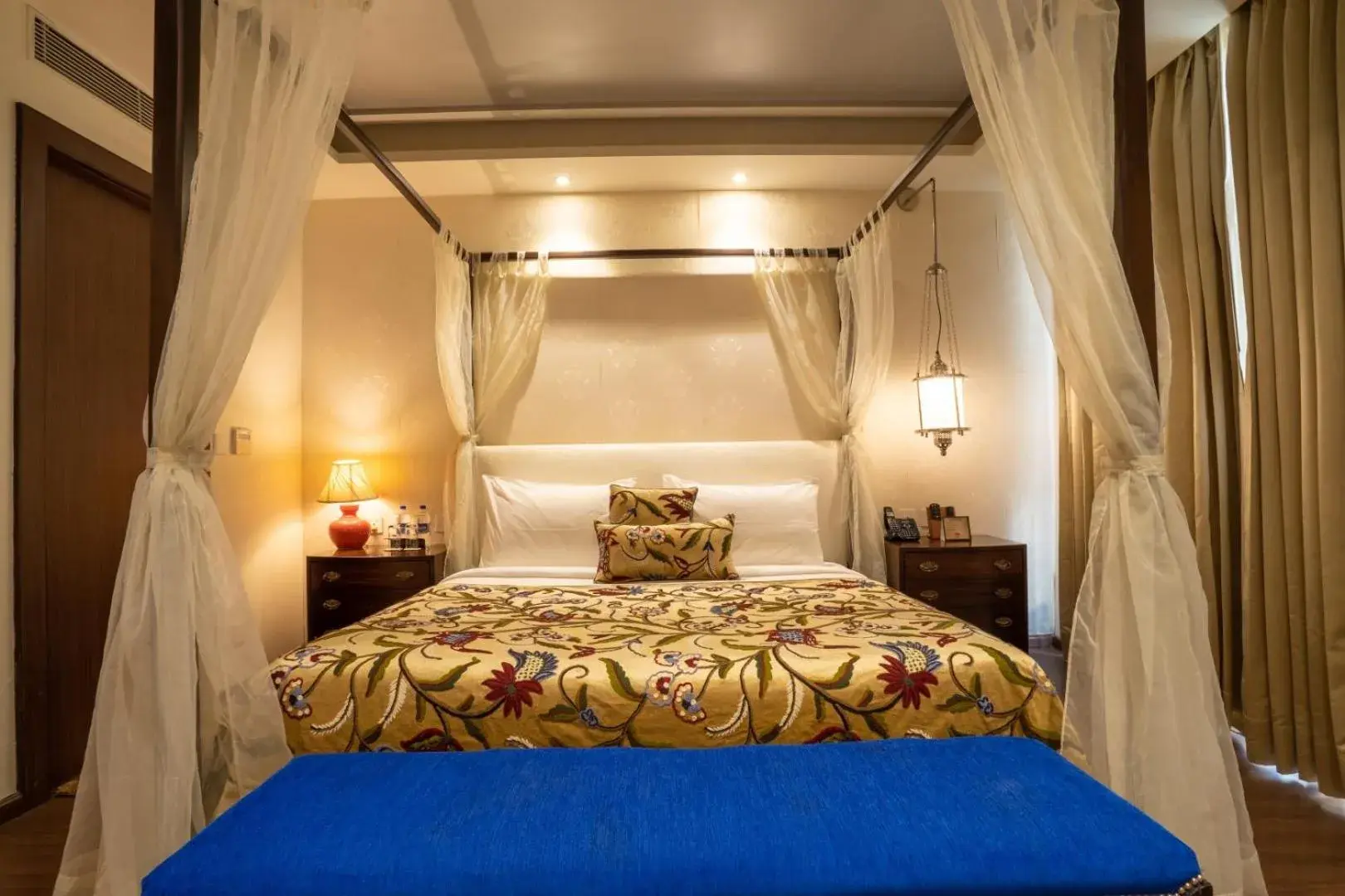 Bed in Indraprastha Spa Resort