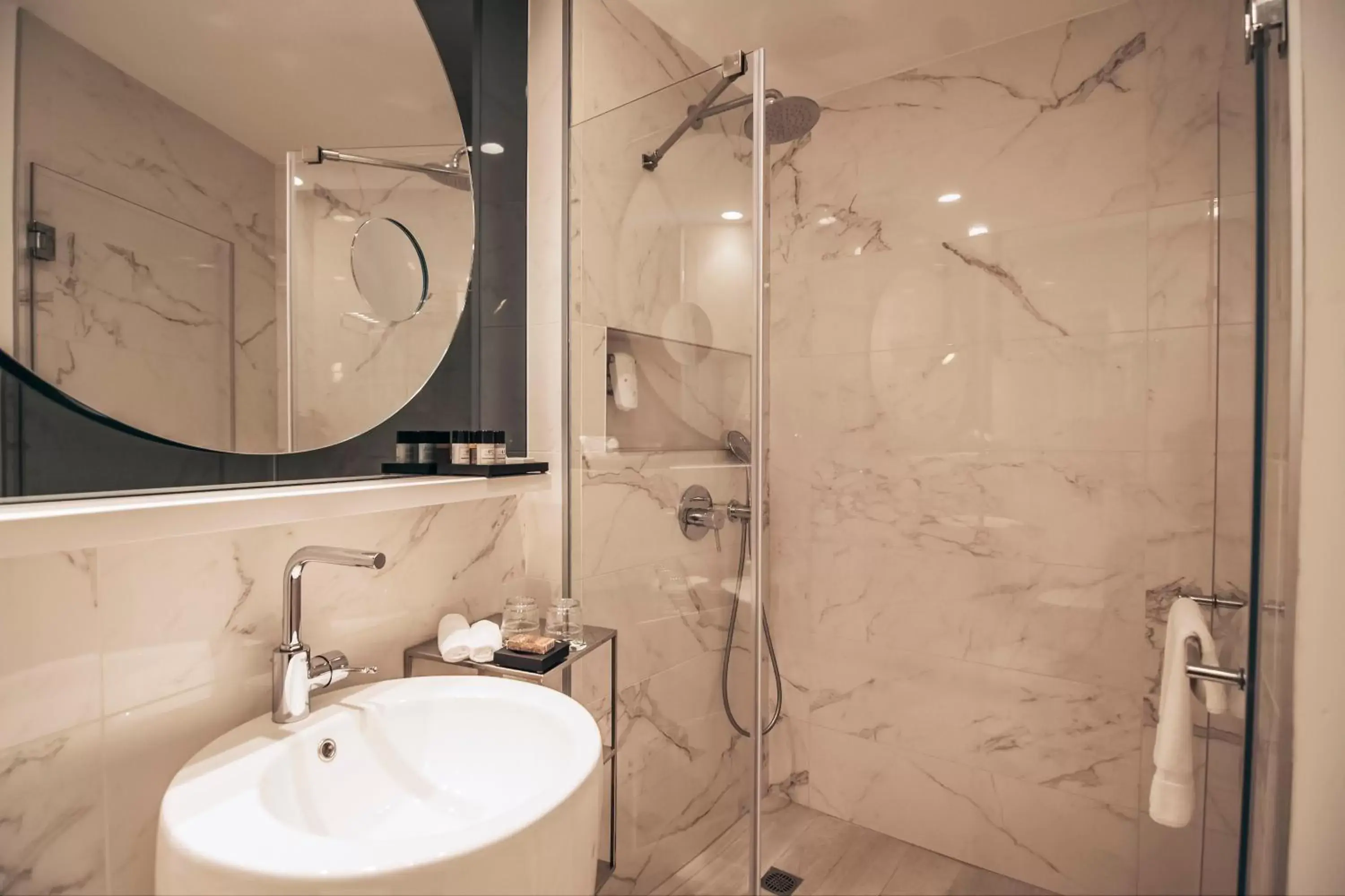 Shower, Bathroom in 65 Hotel, Rothschild Tel Aviv - an Atlas Boutique Hotel