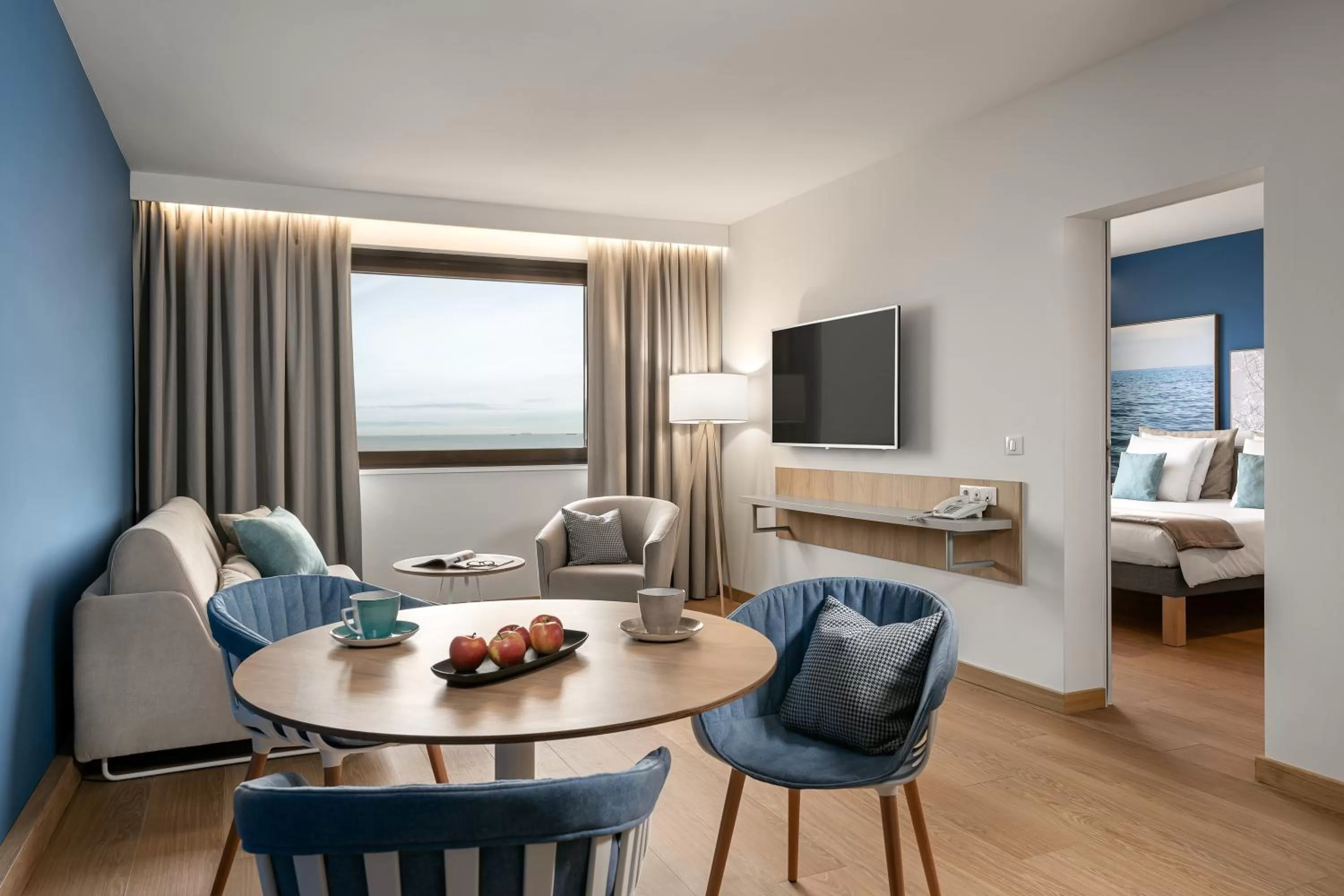 Sea view, Bed in Novotel Gdańsk Marina