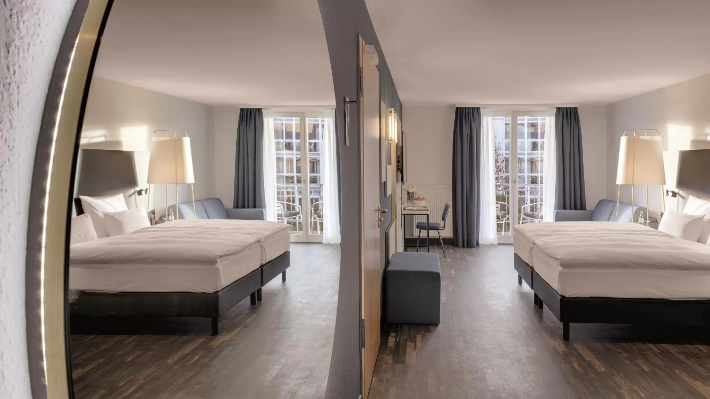 Photo of the whole room, Bed in Hotel the YARD Bad Honnef