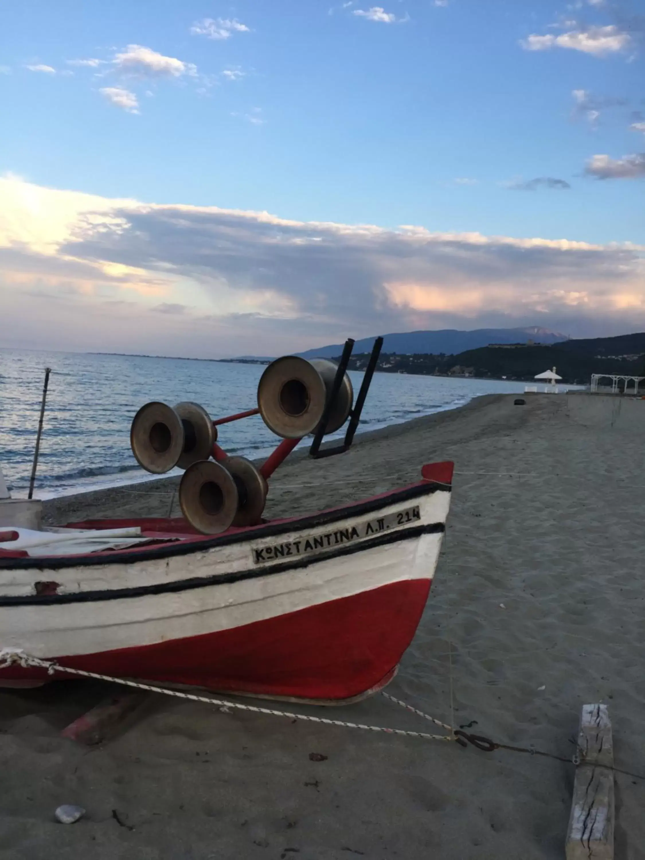 Beach in Alexandros Hotel