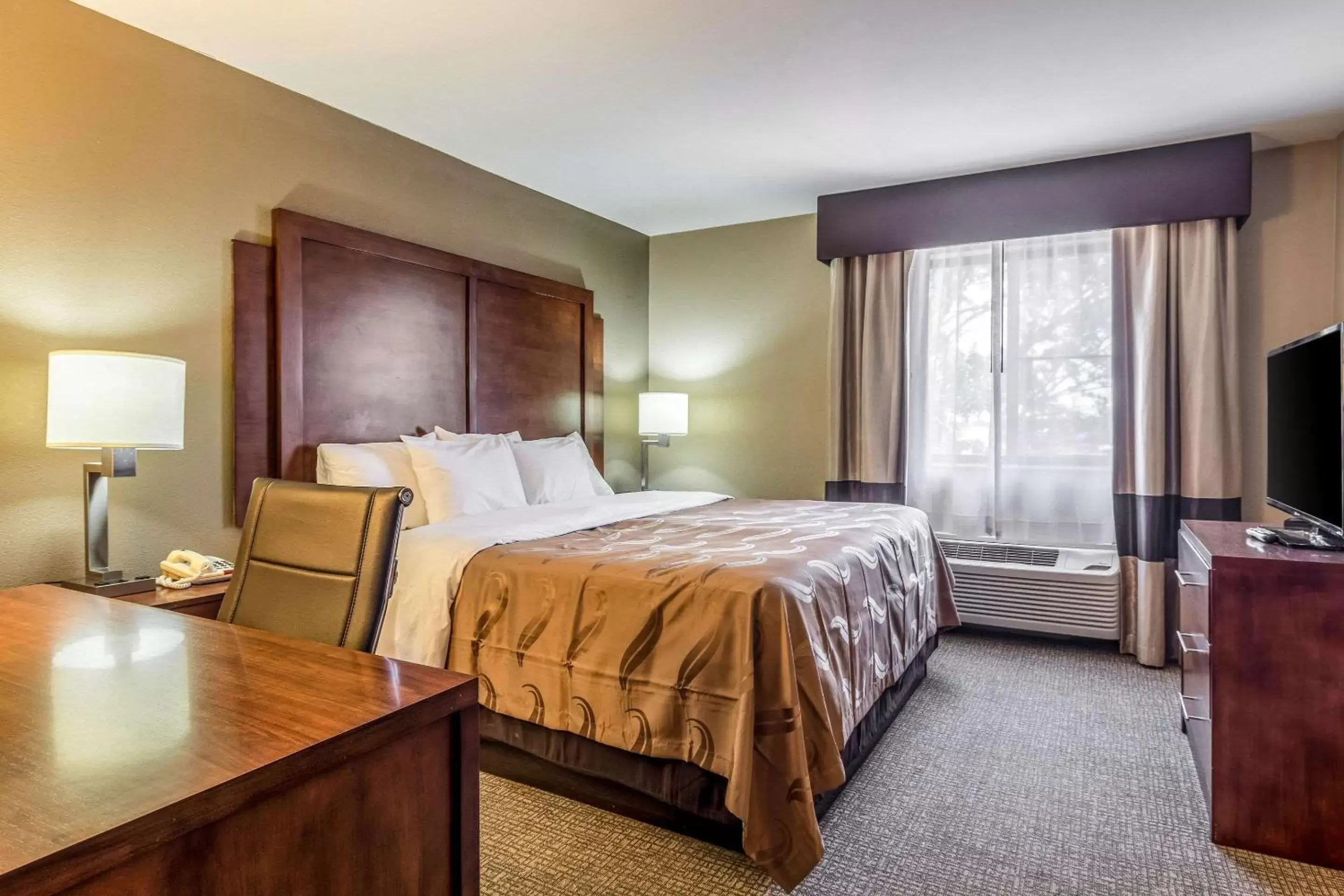 Photo of the whole room, Bed in Quality Inn & Suites Salem near I-57