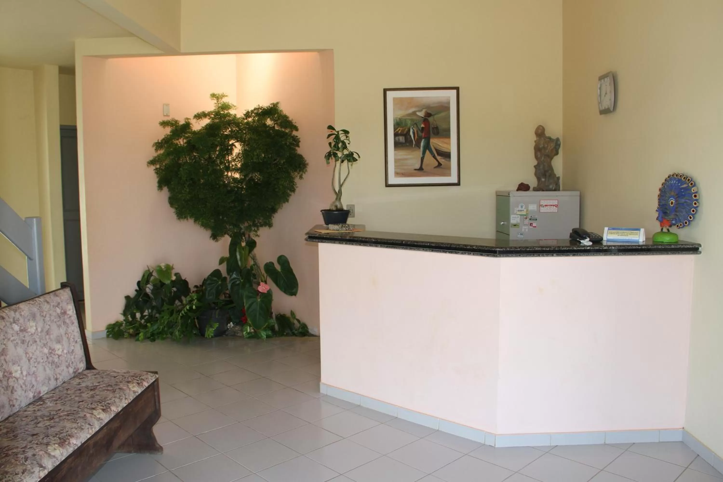 Lobby or reception in Pousada Solar das Flores
