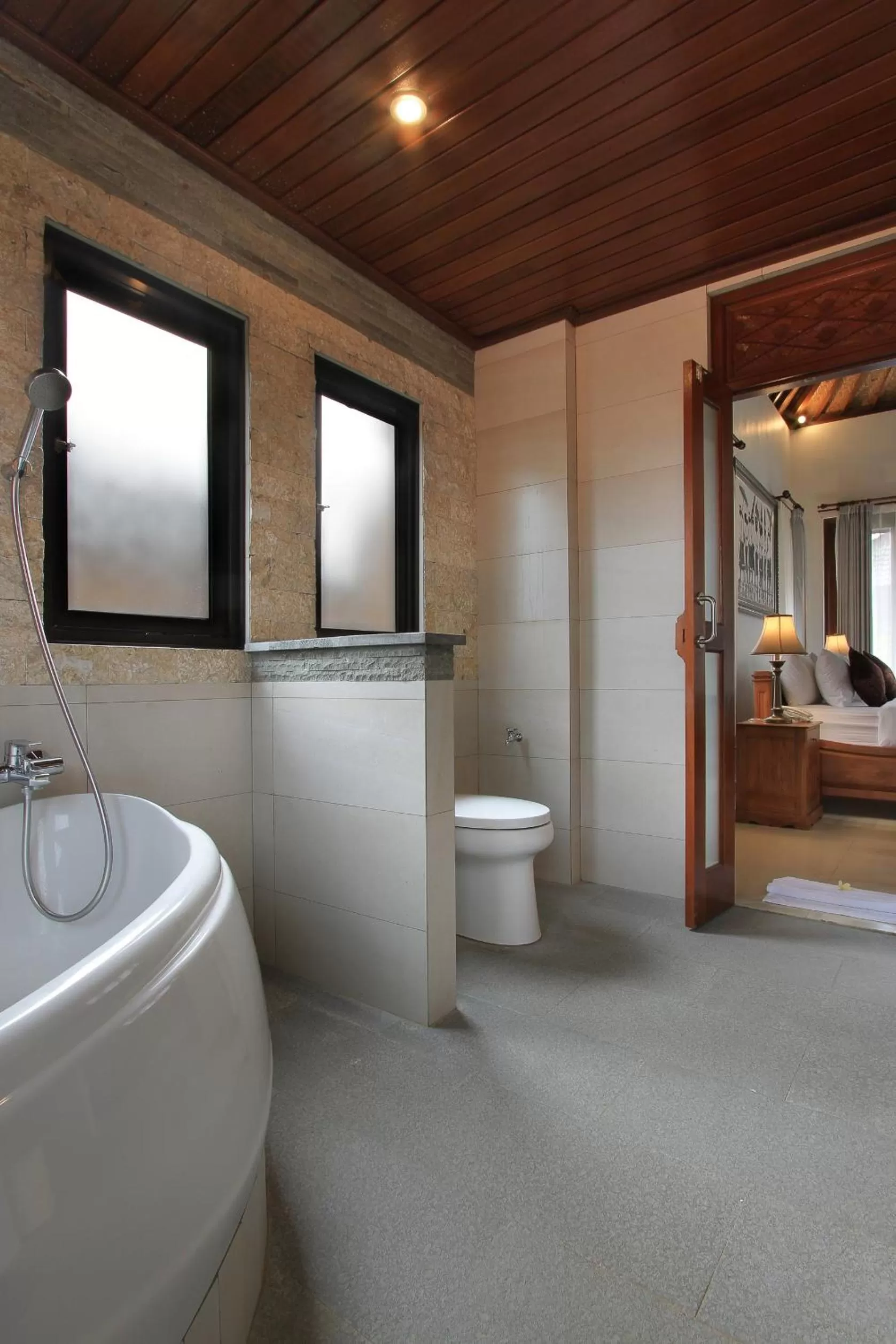 Bathroom, Bed in Ketut's Place Cottage Ubud