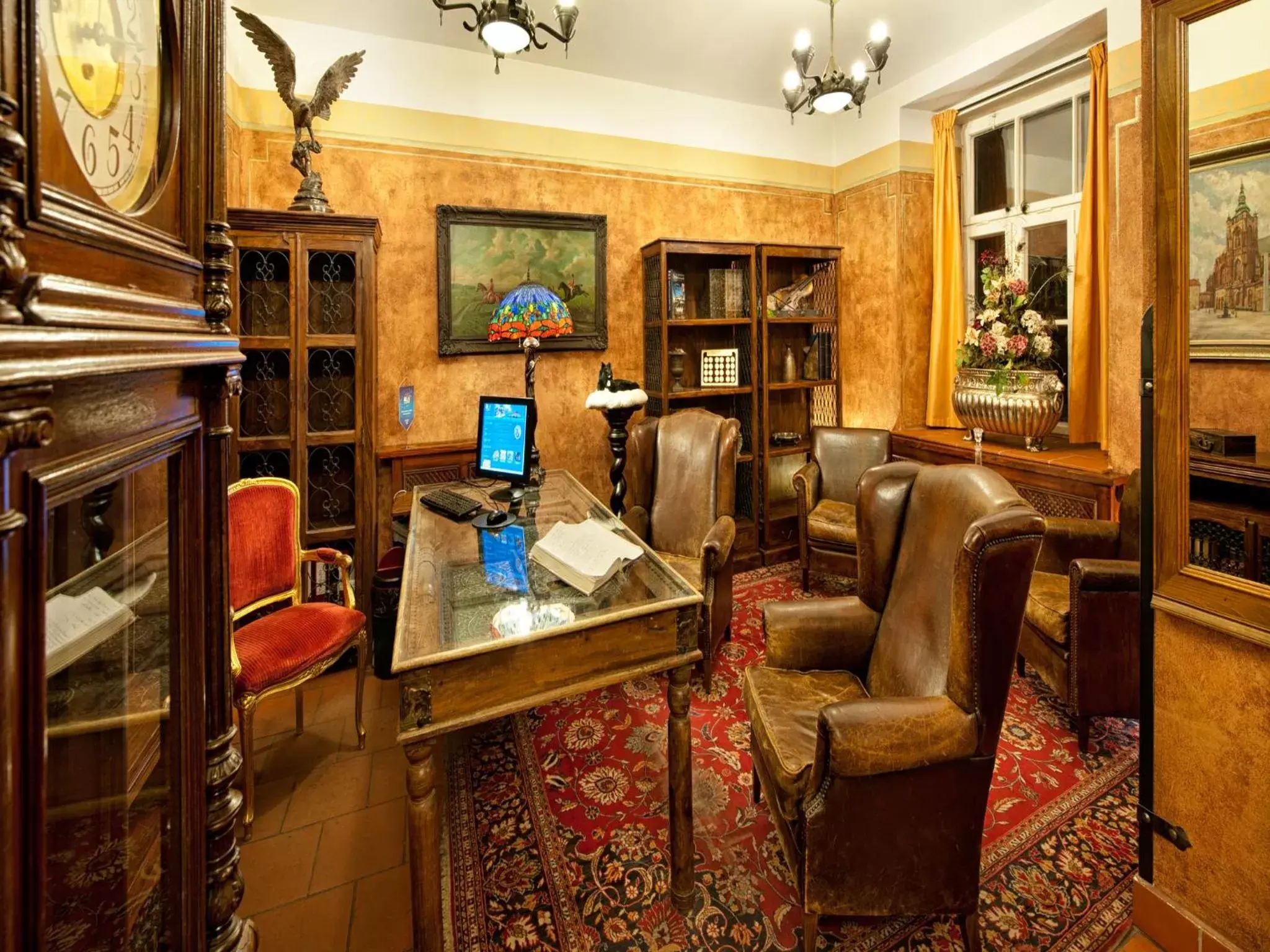 Lobby or reception in EA Hotel Jeleni Dvur Prague Castle