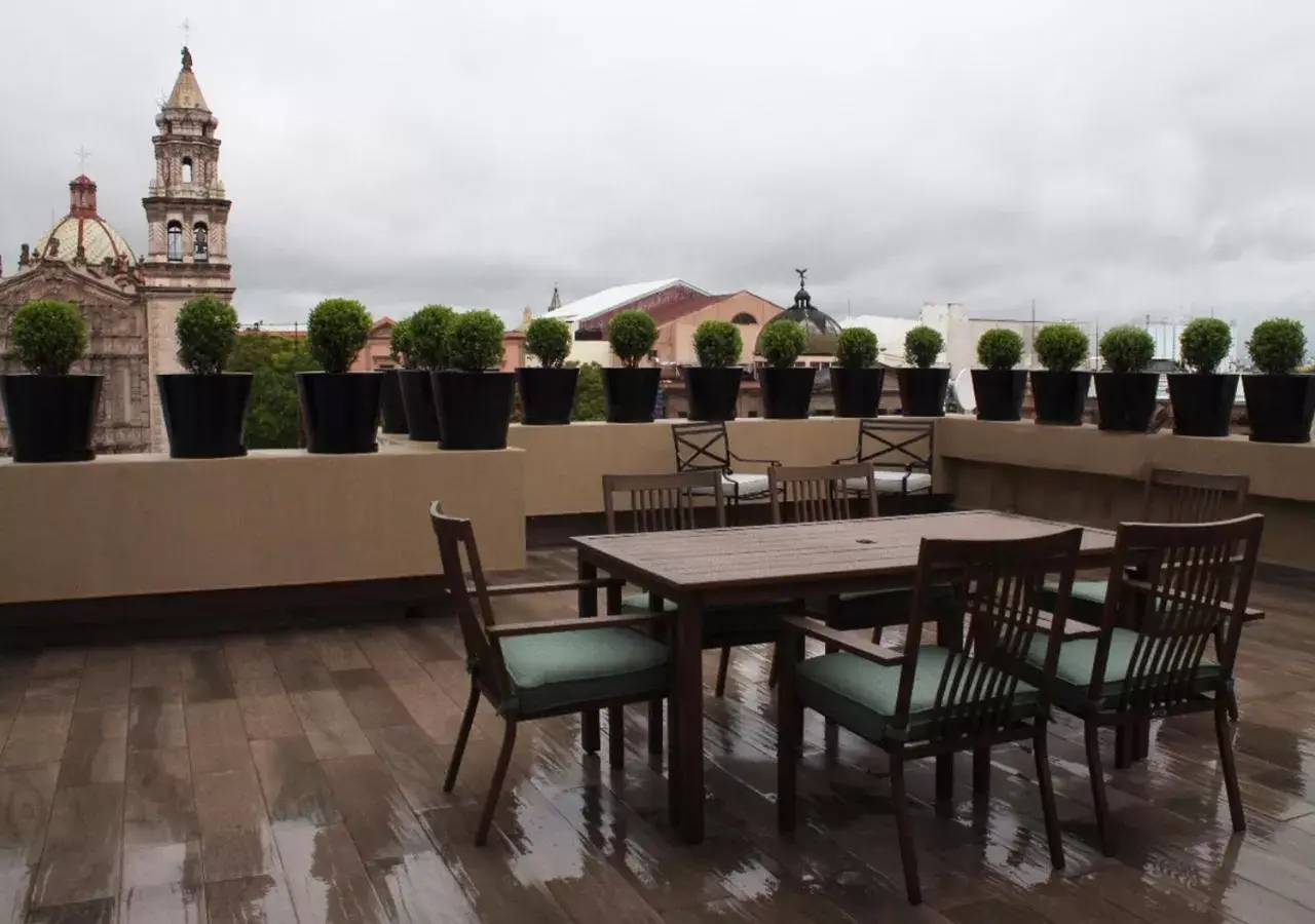 Balcony/Terrace in Gran Hotel Concordia San Luis Potosi