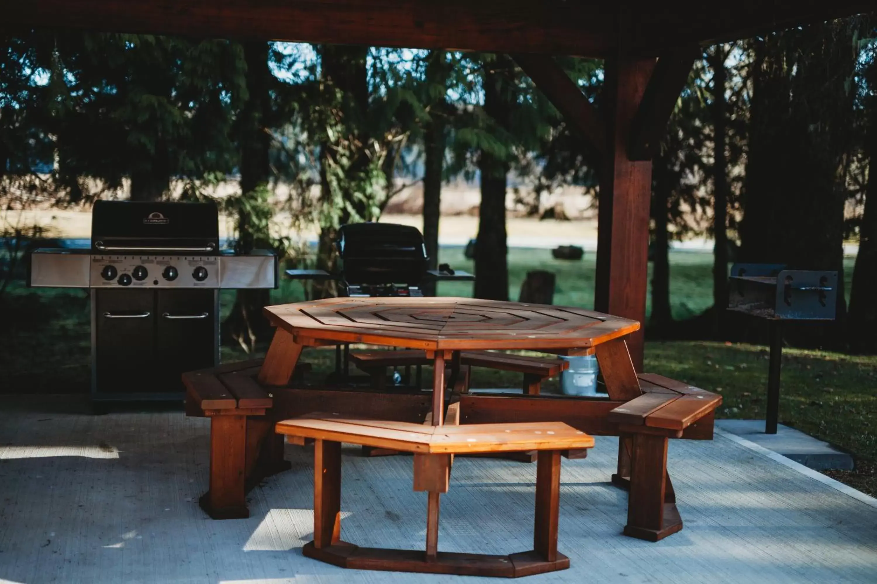 BBQ facilities in Port Hardy Cabins