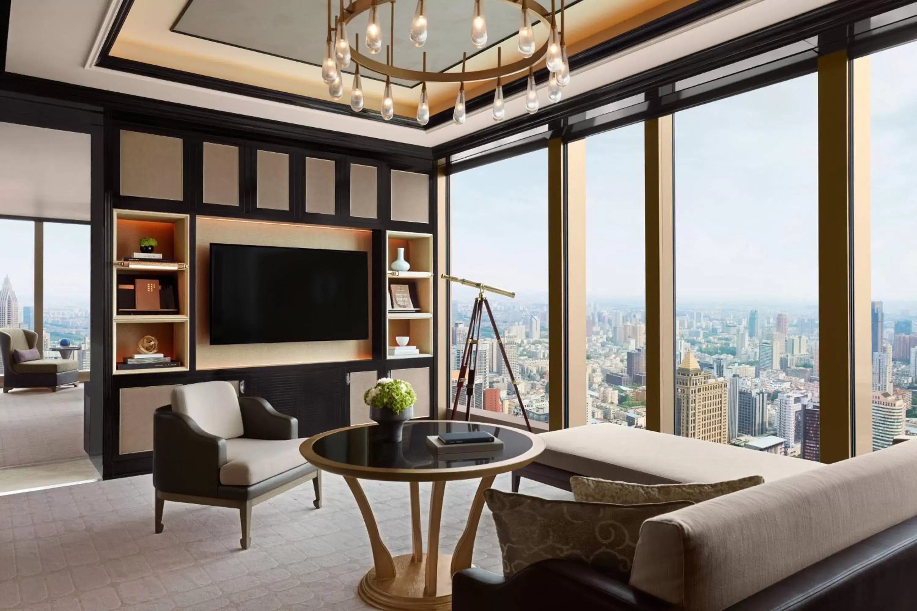 Living room, Seating Area in The Ritz-Carlton, Nanjing