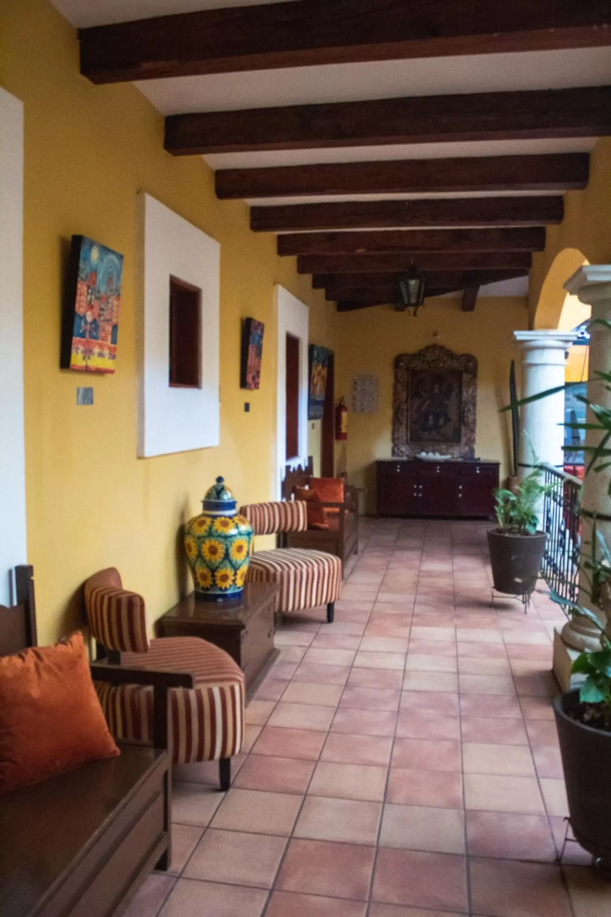 Seating Area in Hotel Casa Divina Oaxaca