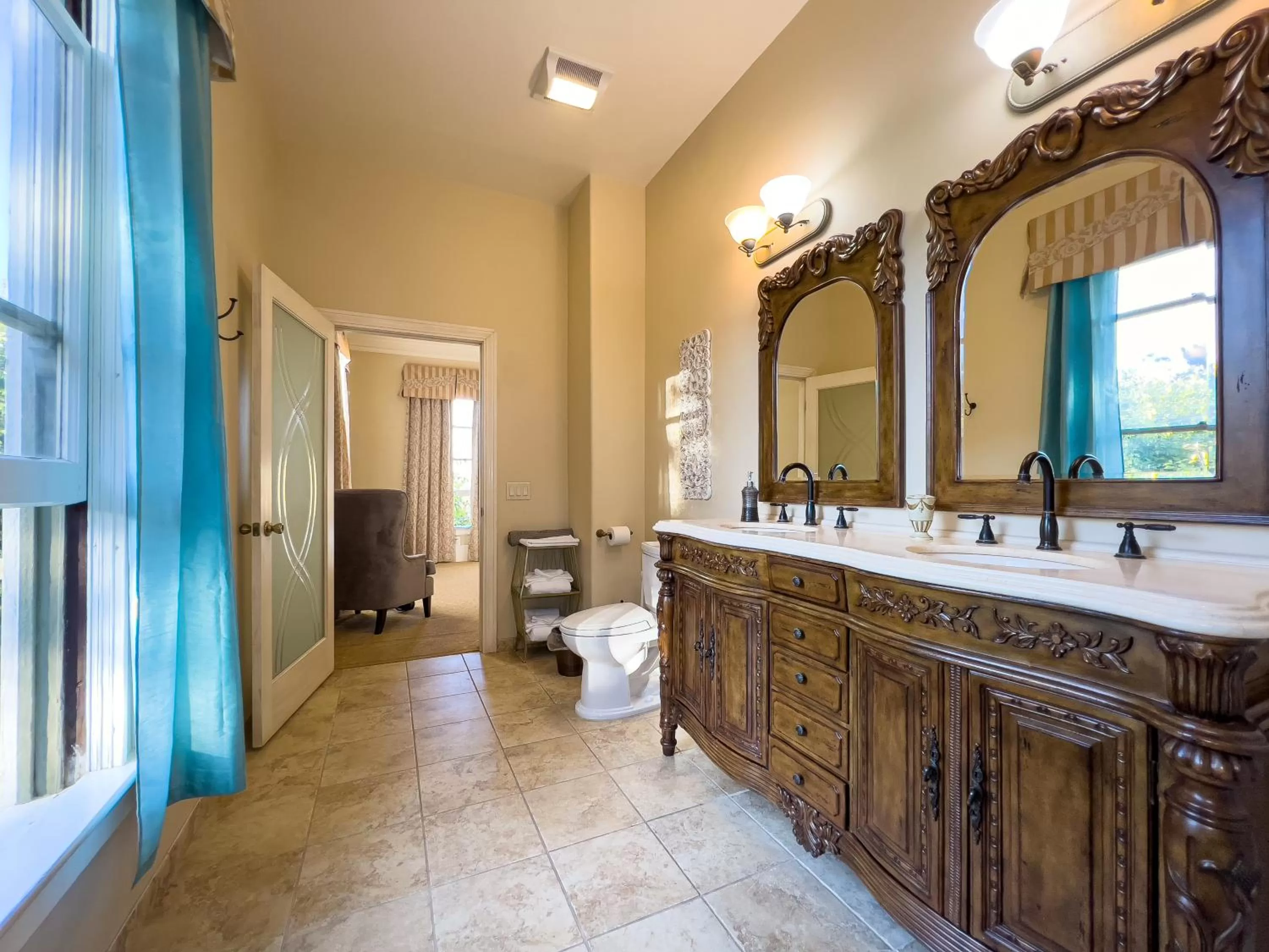 Bathroom in Chateau Coralini