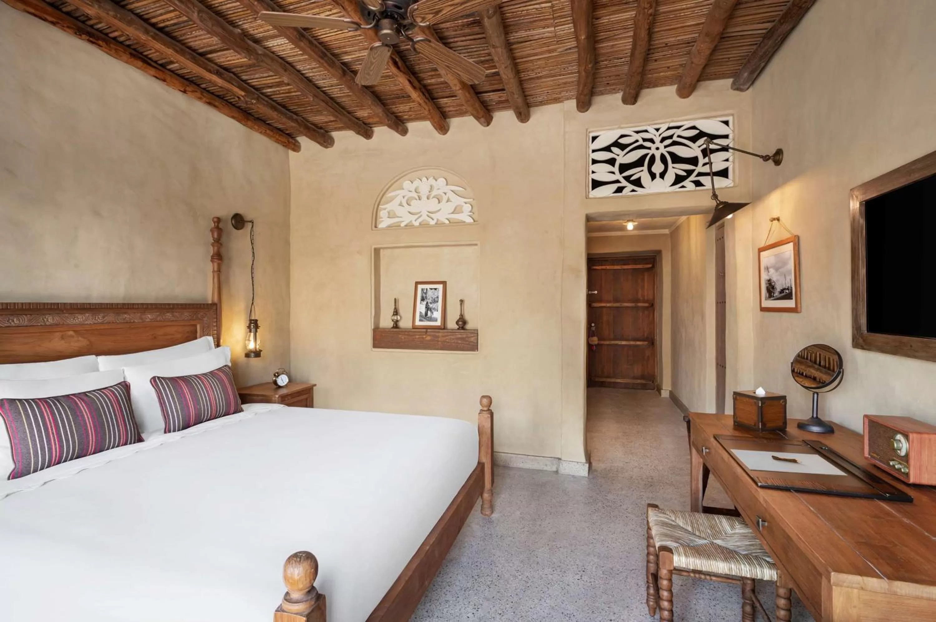 Bed in Al Seef Heritage Hotel Dubai, Curio Collection by Hilton