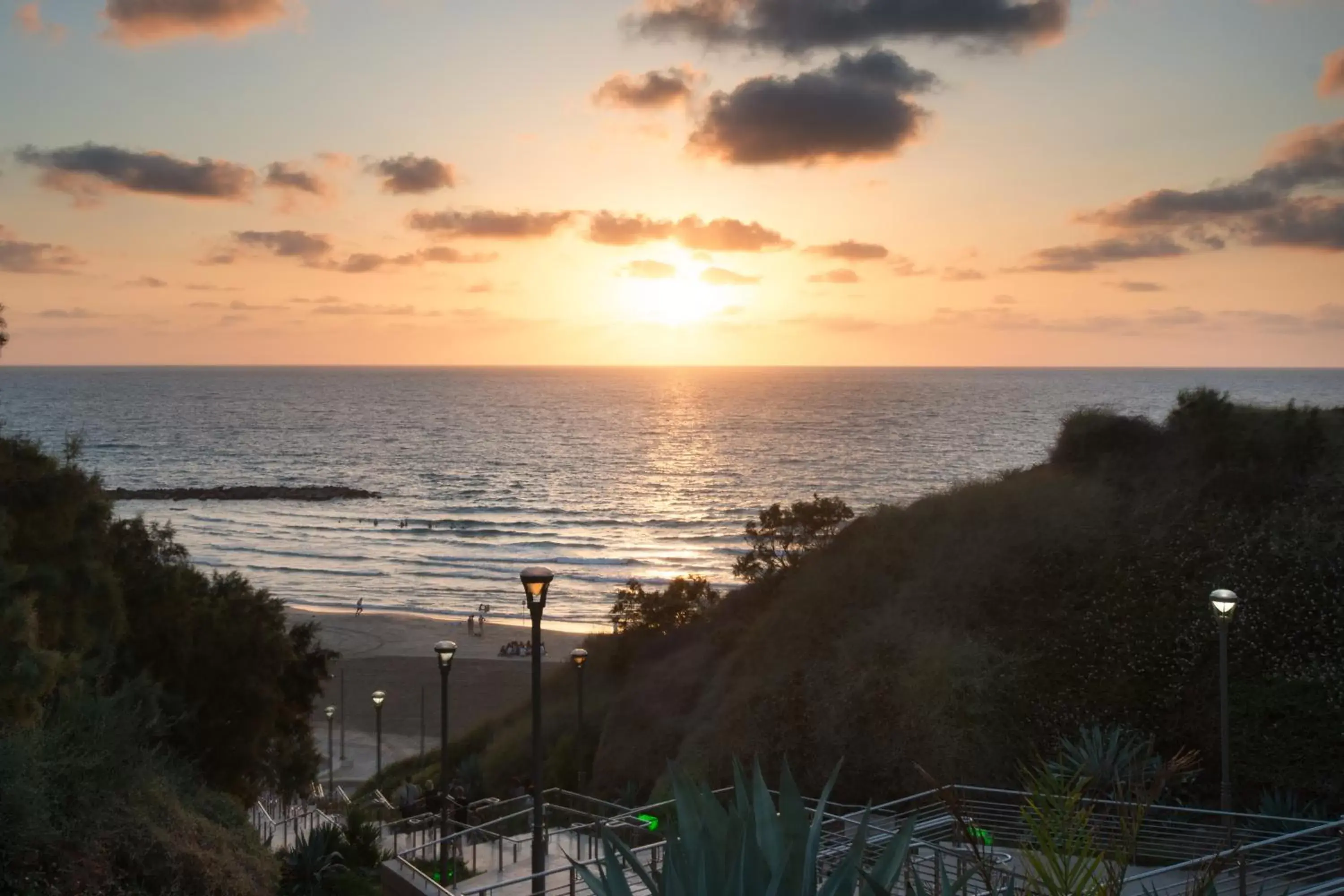 Beach, Sunrise/Sunset in Leonardo Plaza Netanya Hotel