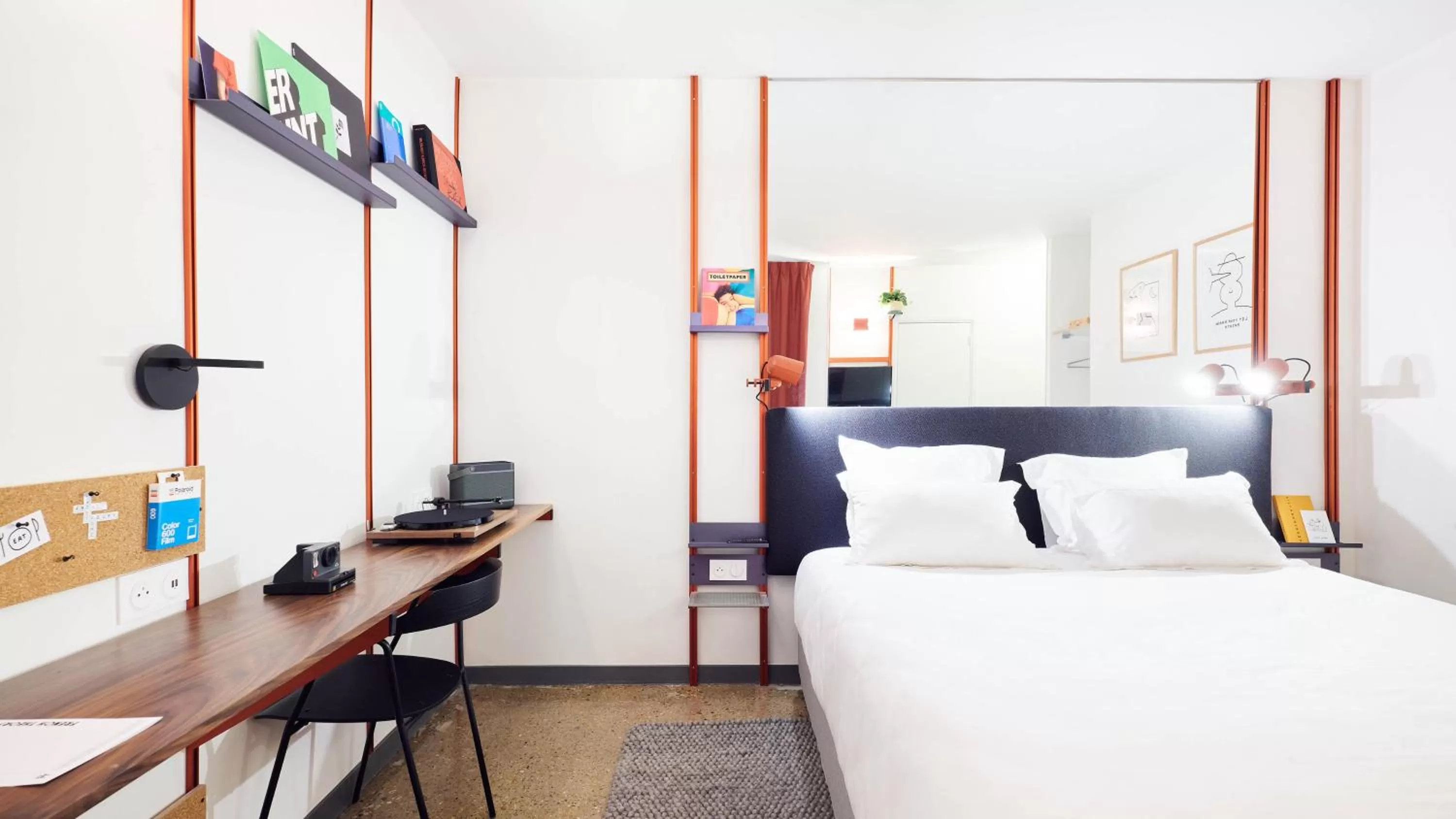 Bedroom, Bed in French Theory