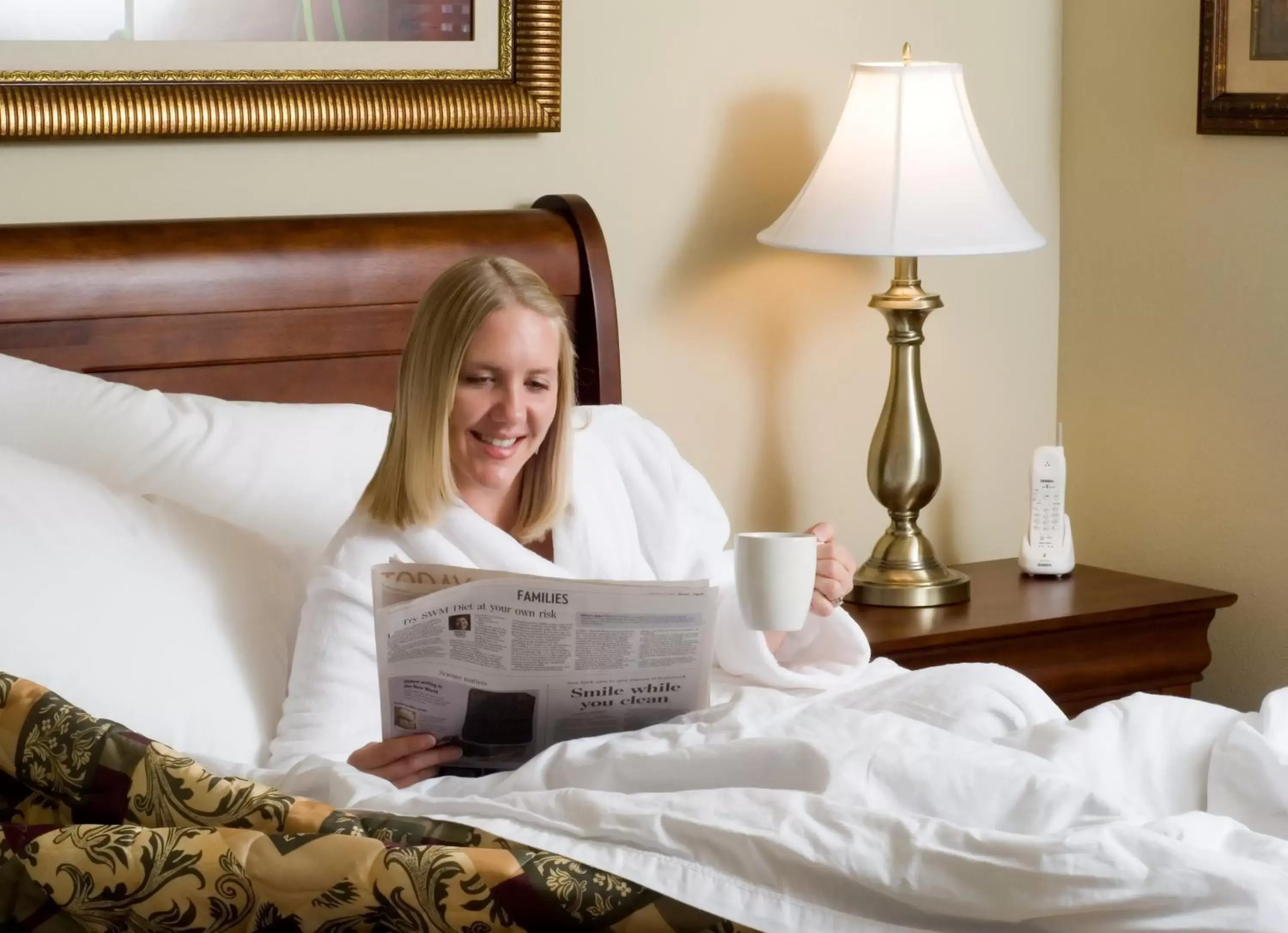 Bedroom in Stratford Suites Spokane Airport