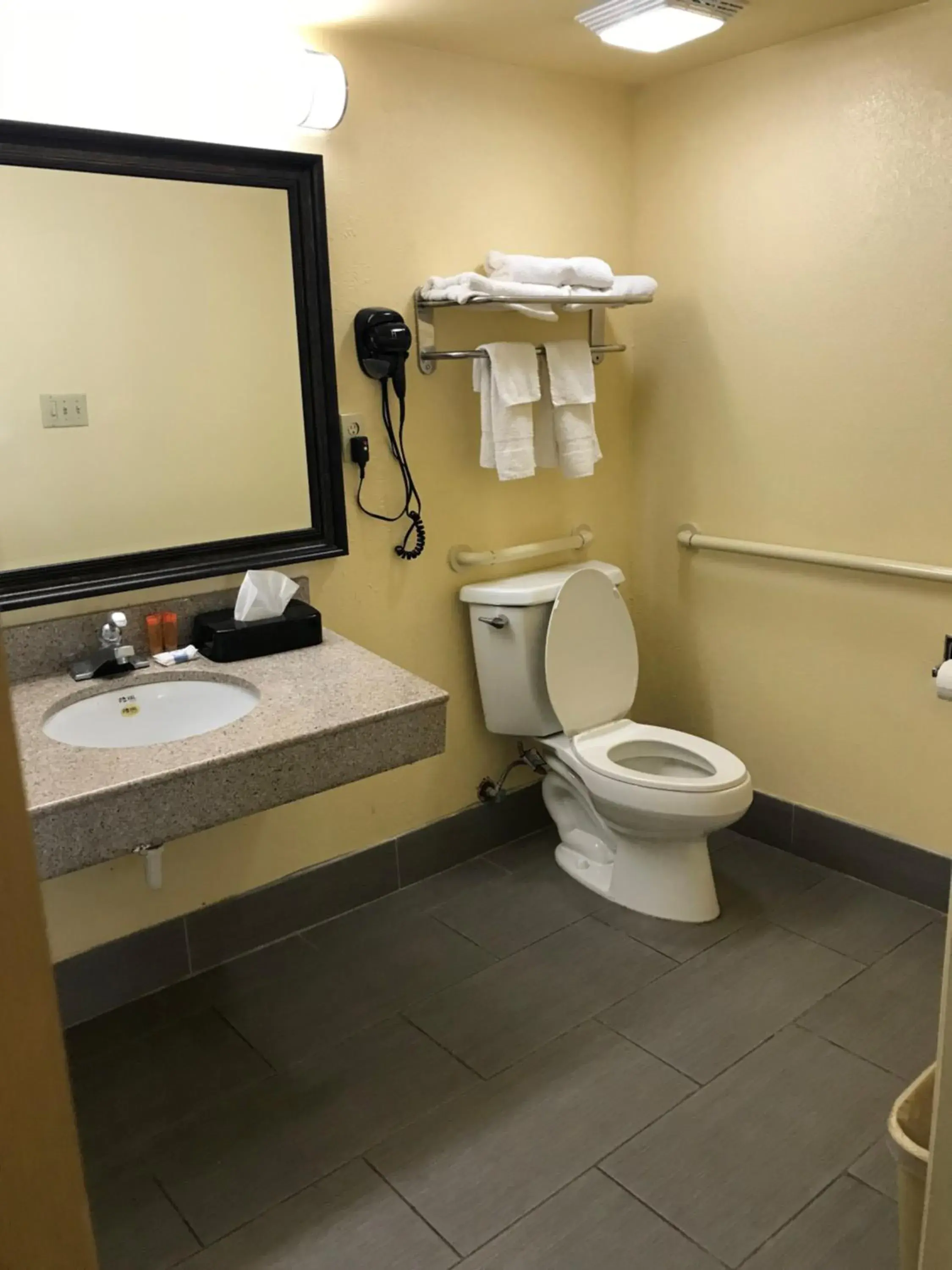 Bathroom in Days Inn by Wyndham Ridgeland South Carolina