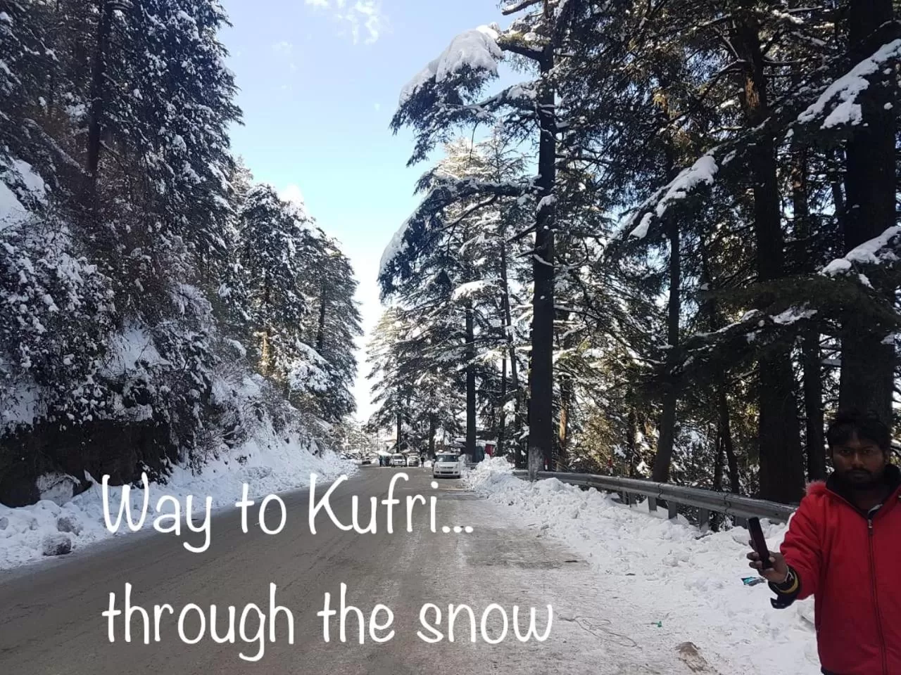 Natural landscape, Winter in Sai Cottage Shimla