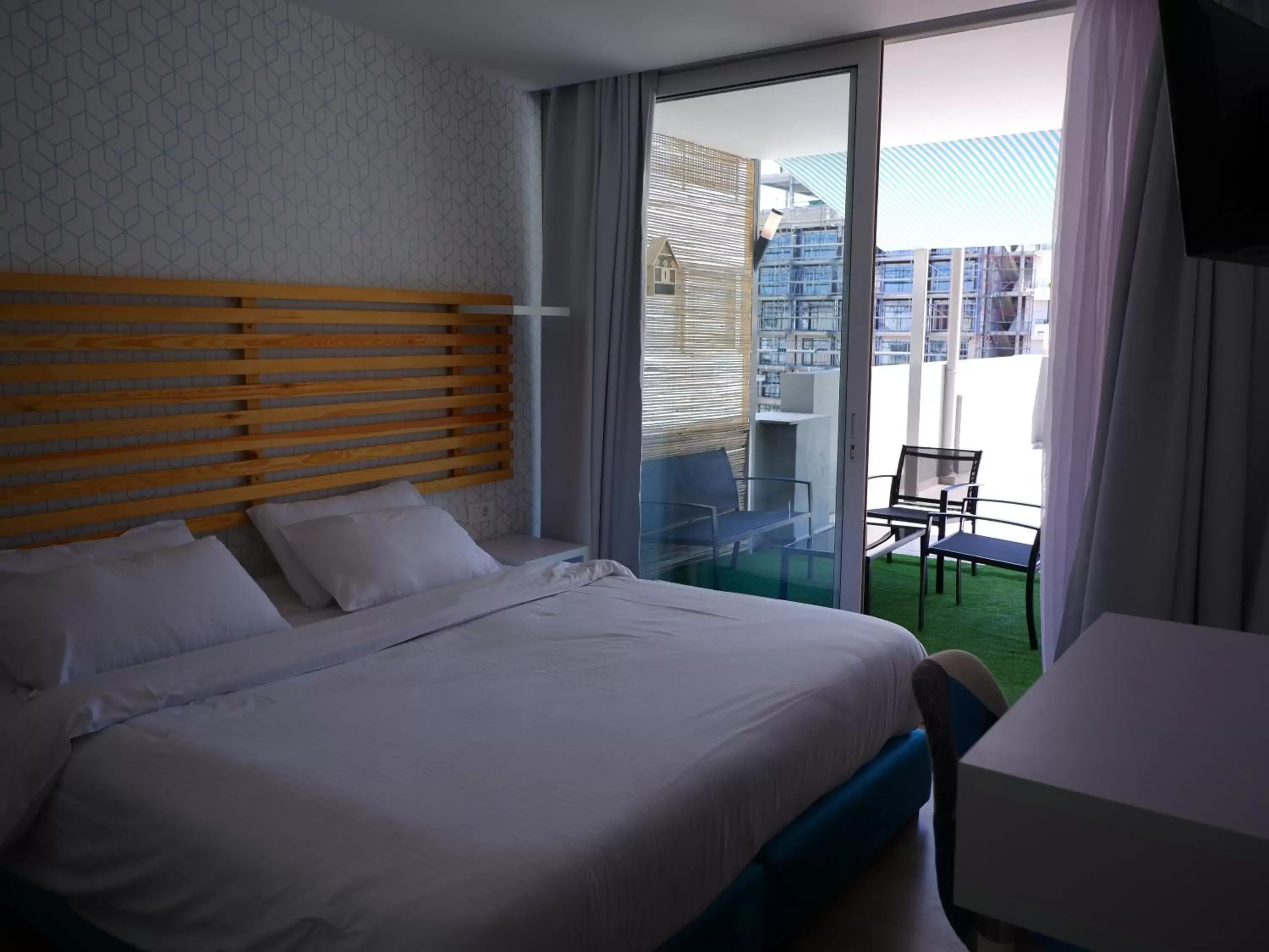 Bed in Athenian Montaza Hotel