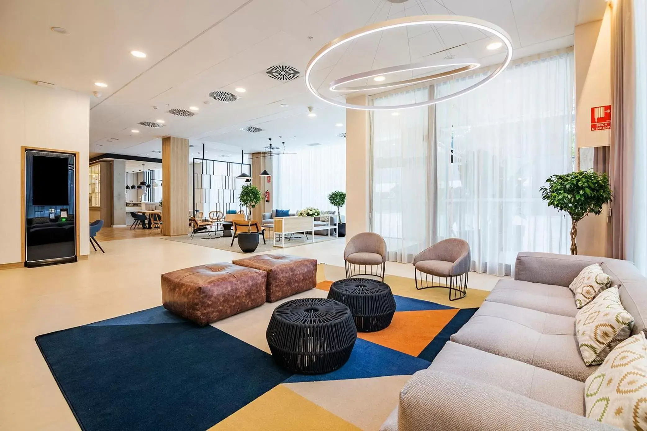 Living room in Golden Hotel Barcelona Living room in Golden Hotel Barcelona