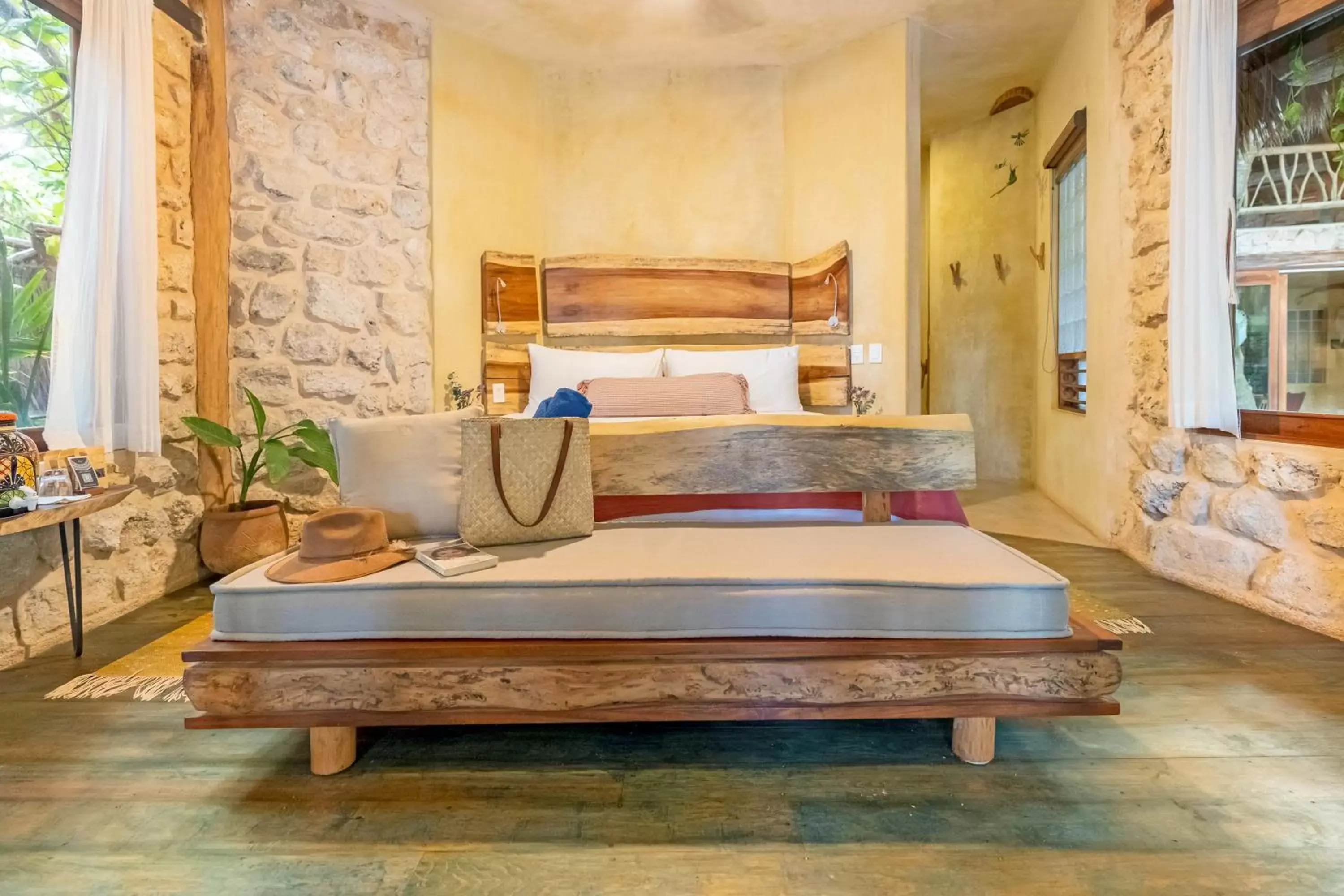 Bed in Alaya Tulum