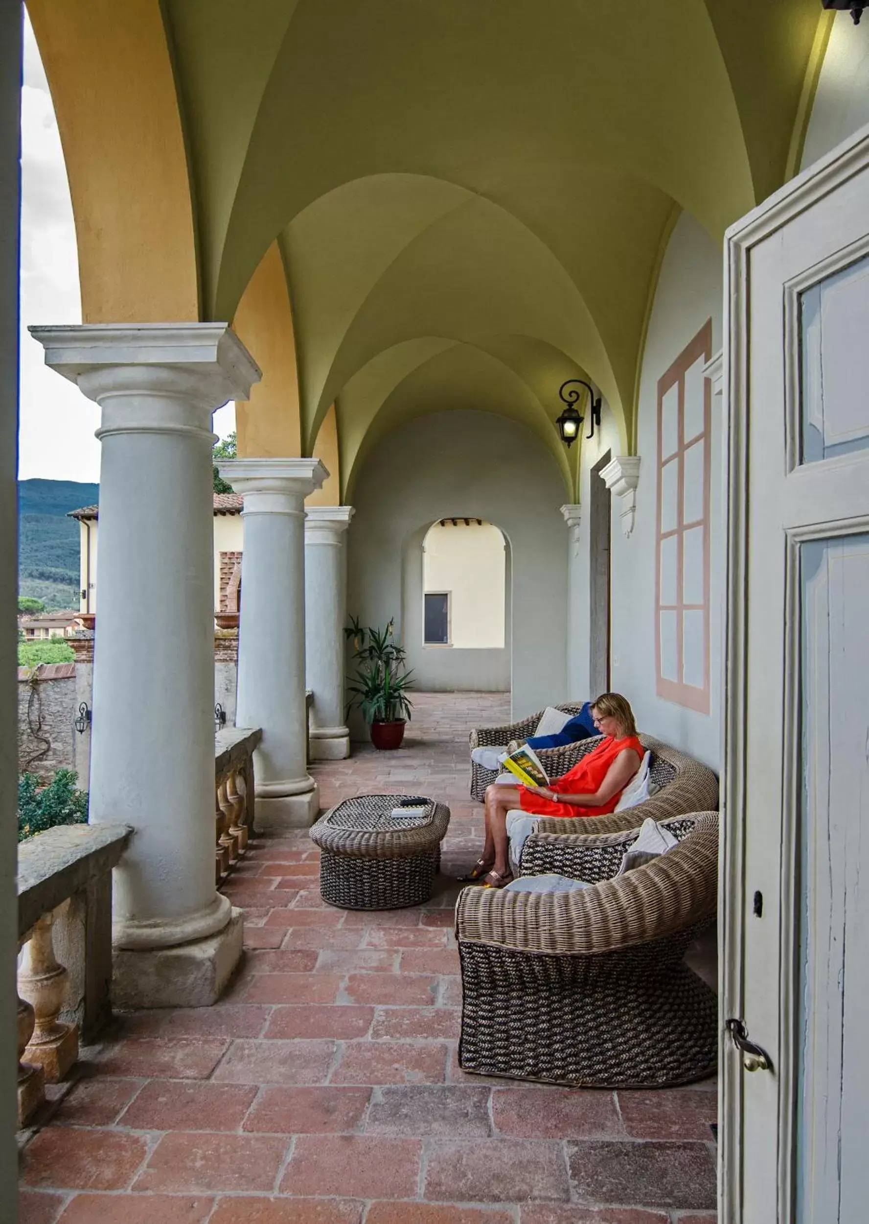 Patio in Hotel Villa Cheli