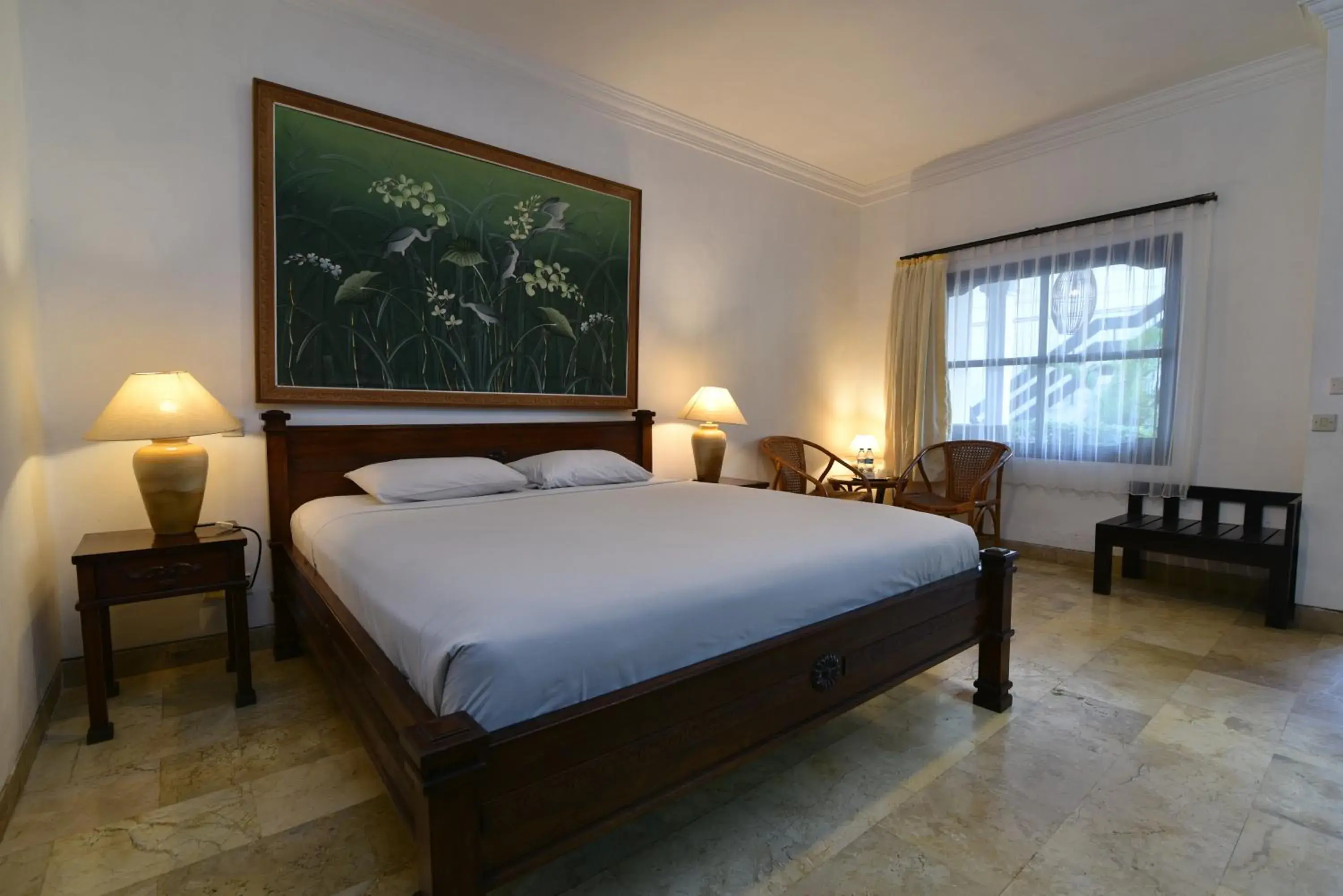 Bedroom, Bed in Hotel Palm Garden Bali