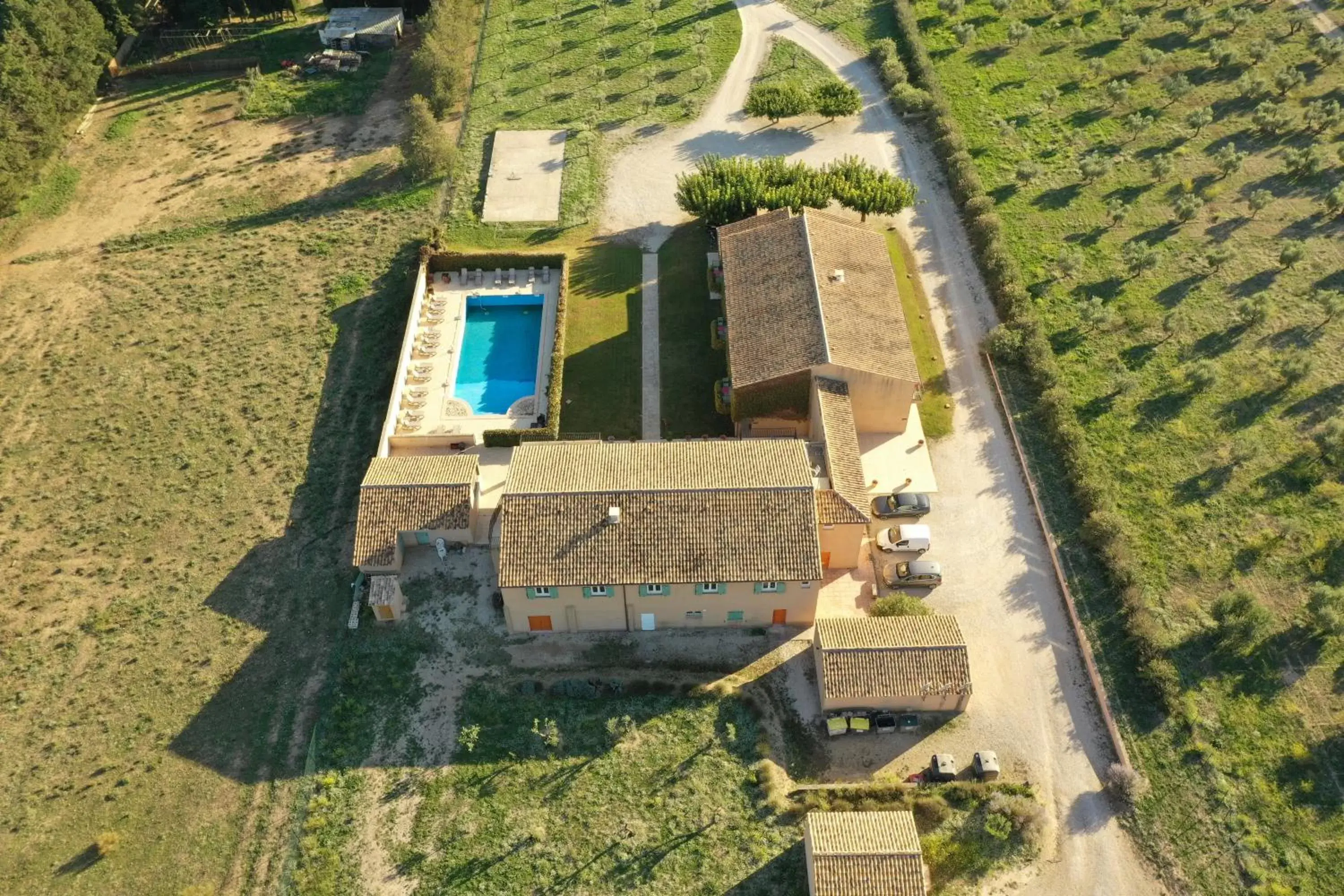 Property building, Bird's-eye View in Hotel Terriciaë Maussane